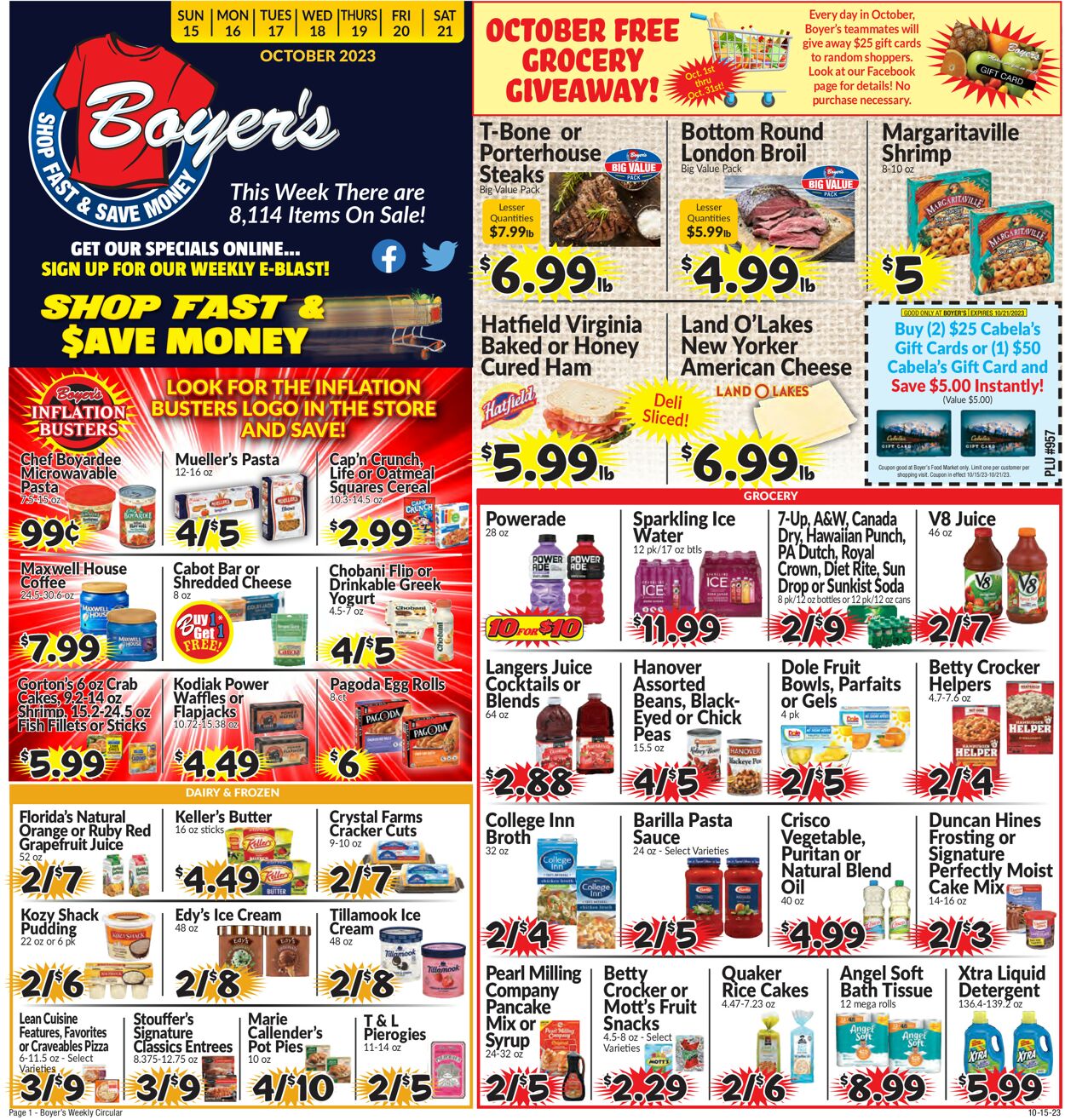 Boyer's Food Markets Weekly Ad Circular - valid 10/15-10/21/2023 (Page 3)