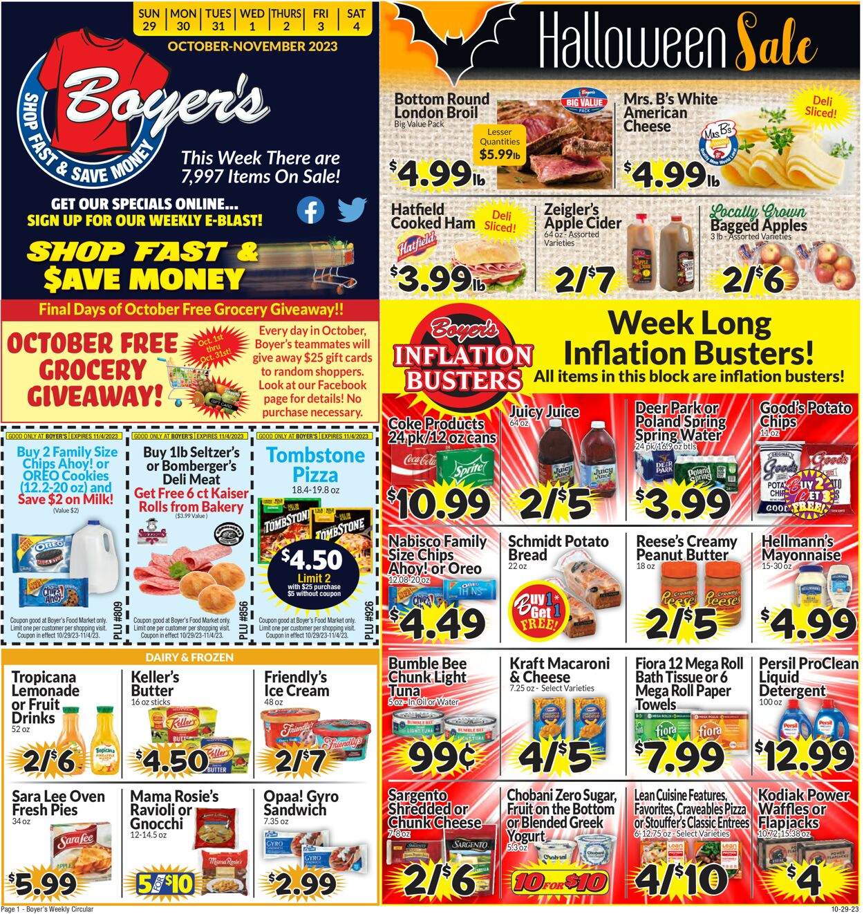 Boyer's Food Markets Weekly Ad Circular - valid 10/29-11/04/2023 (Page 3)