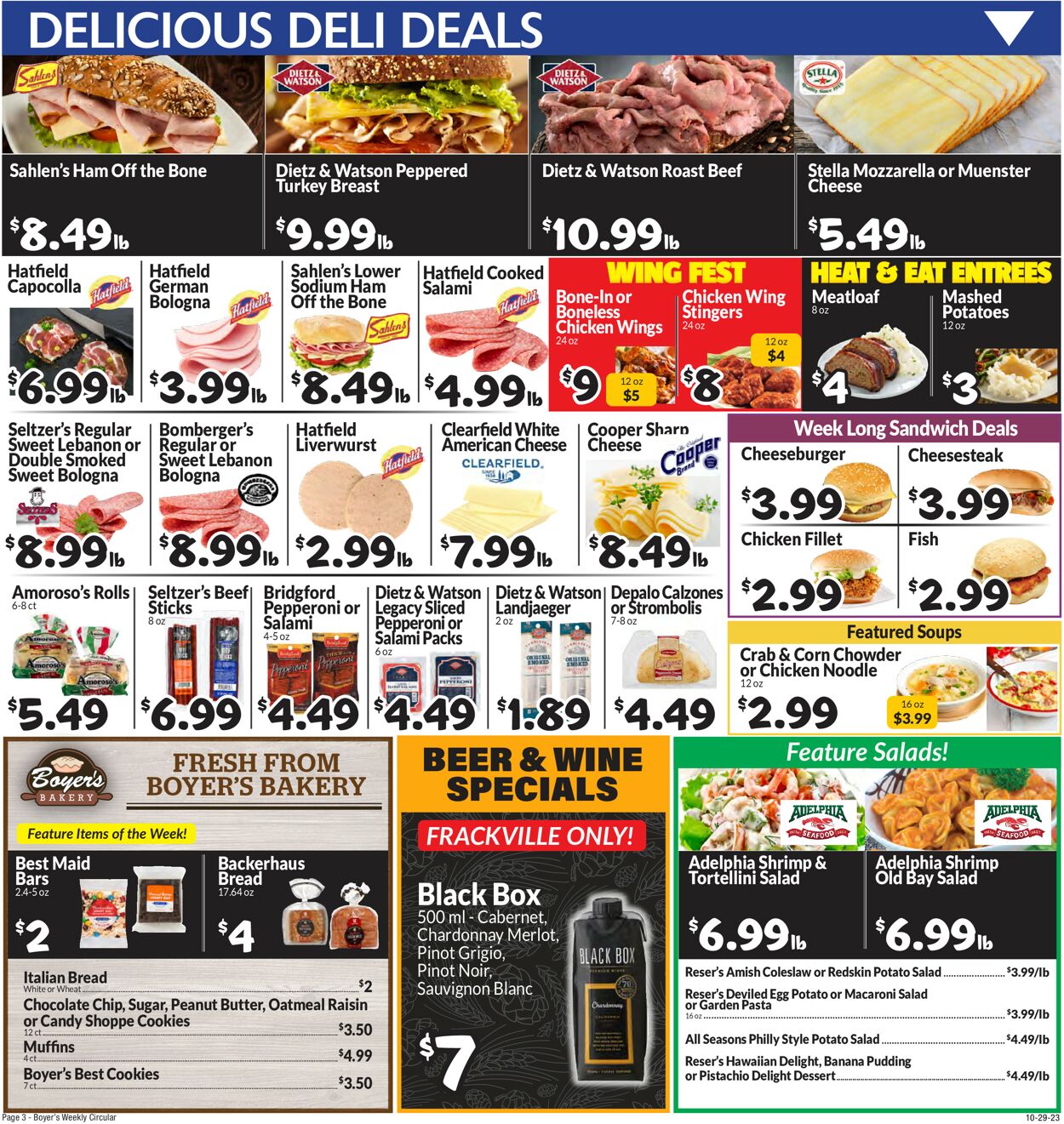 Boyer's Food Markets Weekly Ad Circular - valid 10/29-11/04/2023 (Page 5)