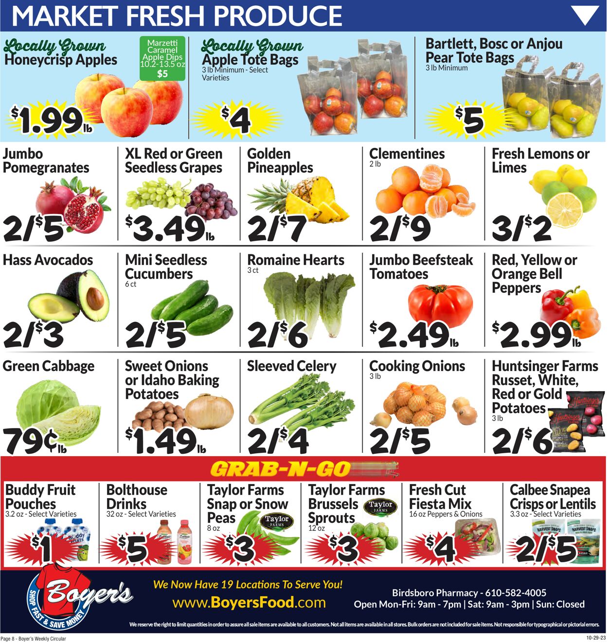 Boyer's Food Markets Weekly Ad Circular - valid 10/29-11/04/2023 (Page 11)