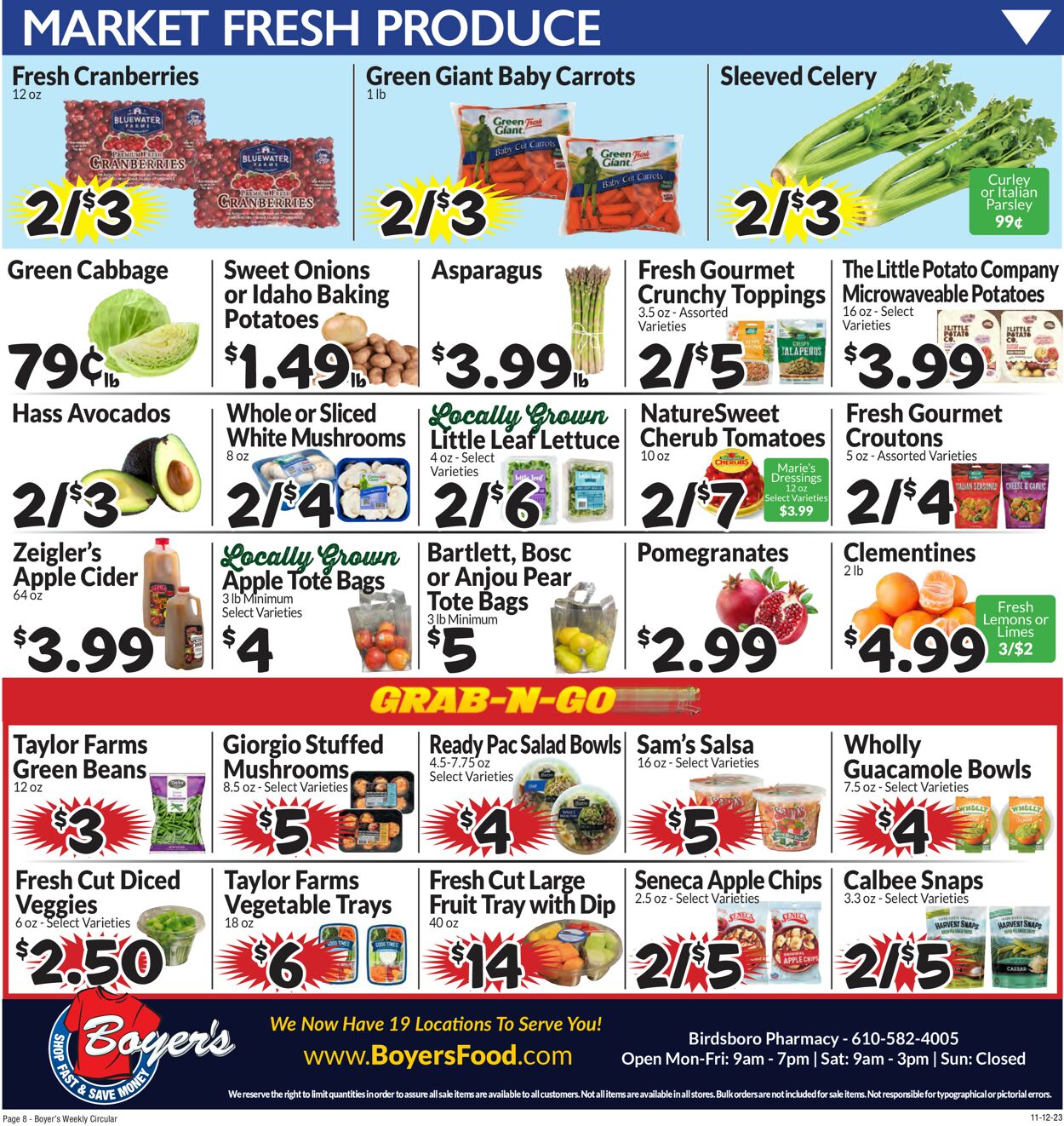Boyer's Food Markets Weekly Ad Circular - valid 11/12-11/18/2023 (Page 11)