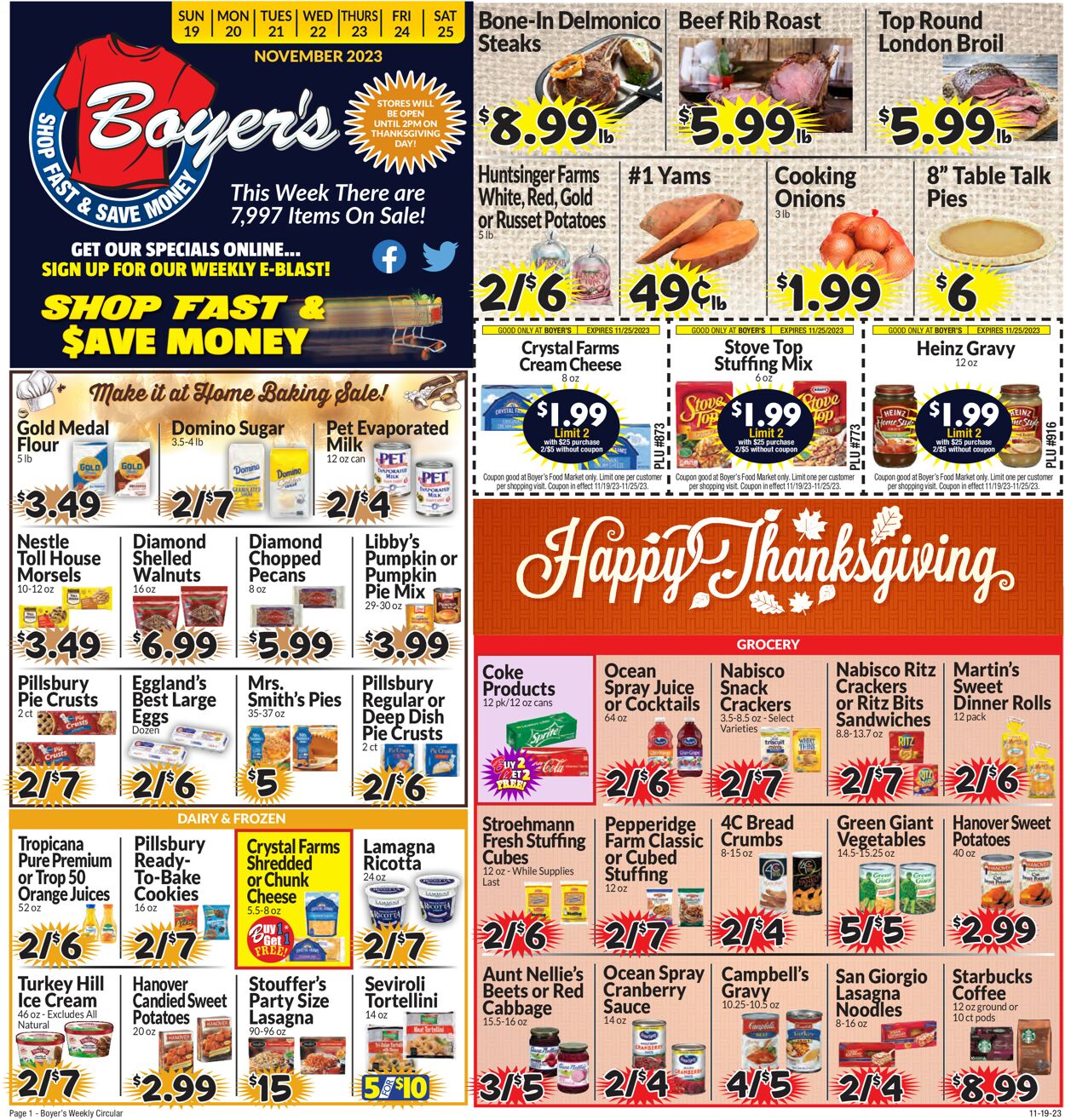 Boyer's Food Markets Weekly Ad Circular - valid 11/19-11/25/2023 (Page 3)