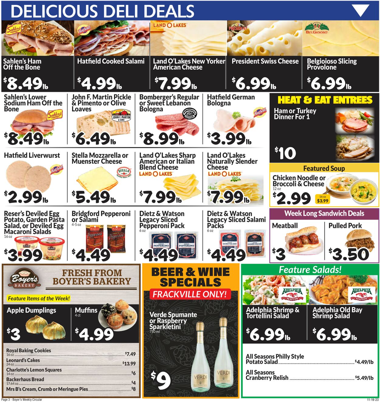Boyer's Food Markets Weekly Ad Circular - valid 11/19-11/25/2023 (Page 5)