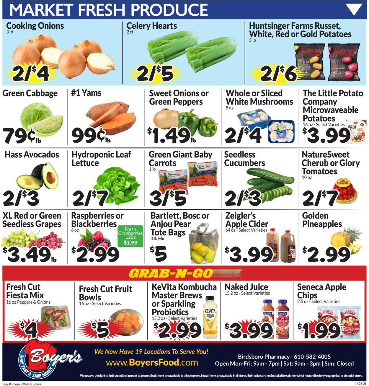 Boyer's Food Markets Weekly Ad Circular - valid 11/26-12/02/2023 (Page 11)