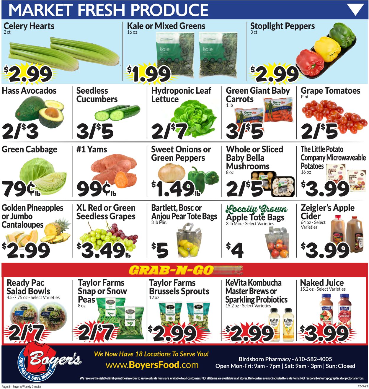 Boyer's Food Markets Weekly Ad Circular - valid 12/03-12/09/2023 (Page 13)