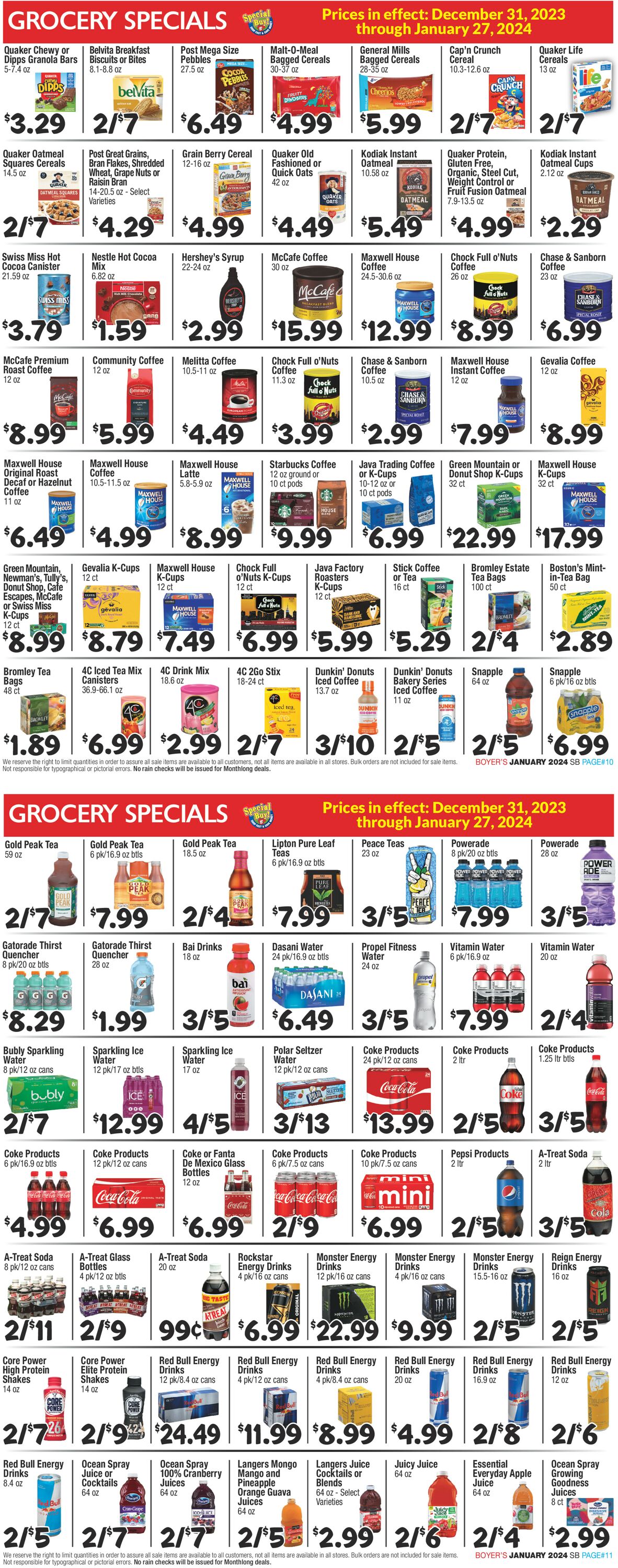 Boyer's Food Markets Weekly Ad Circular - valid 12/31-01/27/2024 (Page 6)