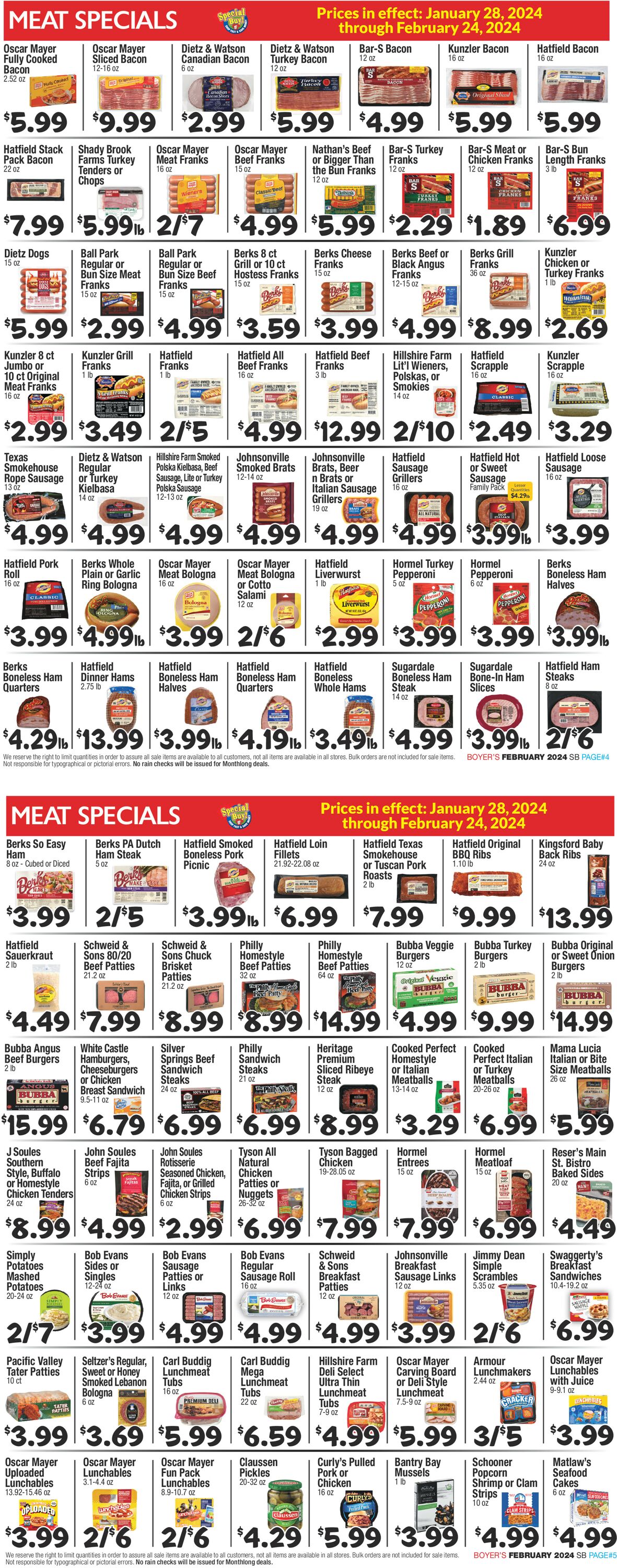 Boyer's Food Markets Weekly Ad Circular - valid 01/28-02/24/2024 (Page 3)