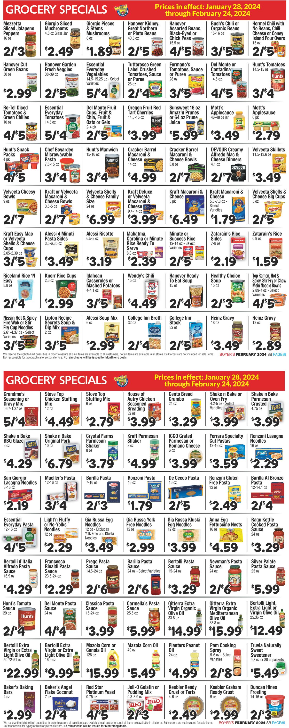Boyer's Food Markets Weekly Ad Circular - valid 01/28-02/24/2024 (Page 5)