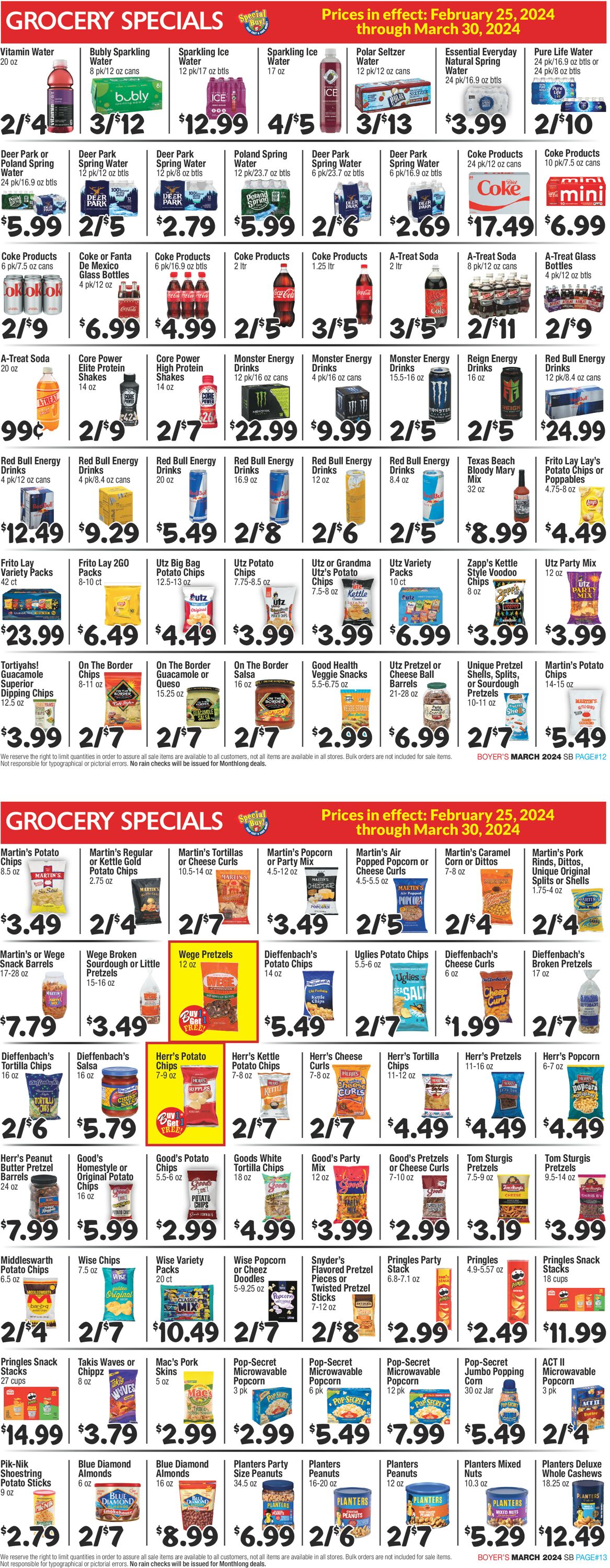 Boyer's Food Markets Weekly Ad Circular - valid 02/25-03/30/2024 (Page 7)