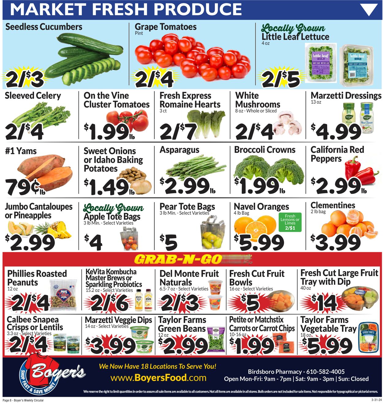 Boyer's Food Markets Weekly Ad Circular - valid 03/31-04/06/2024 (Page 11)