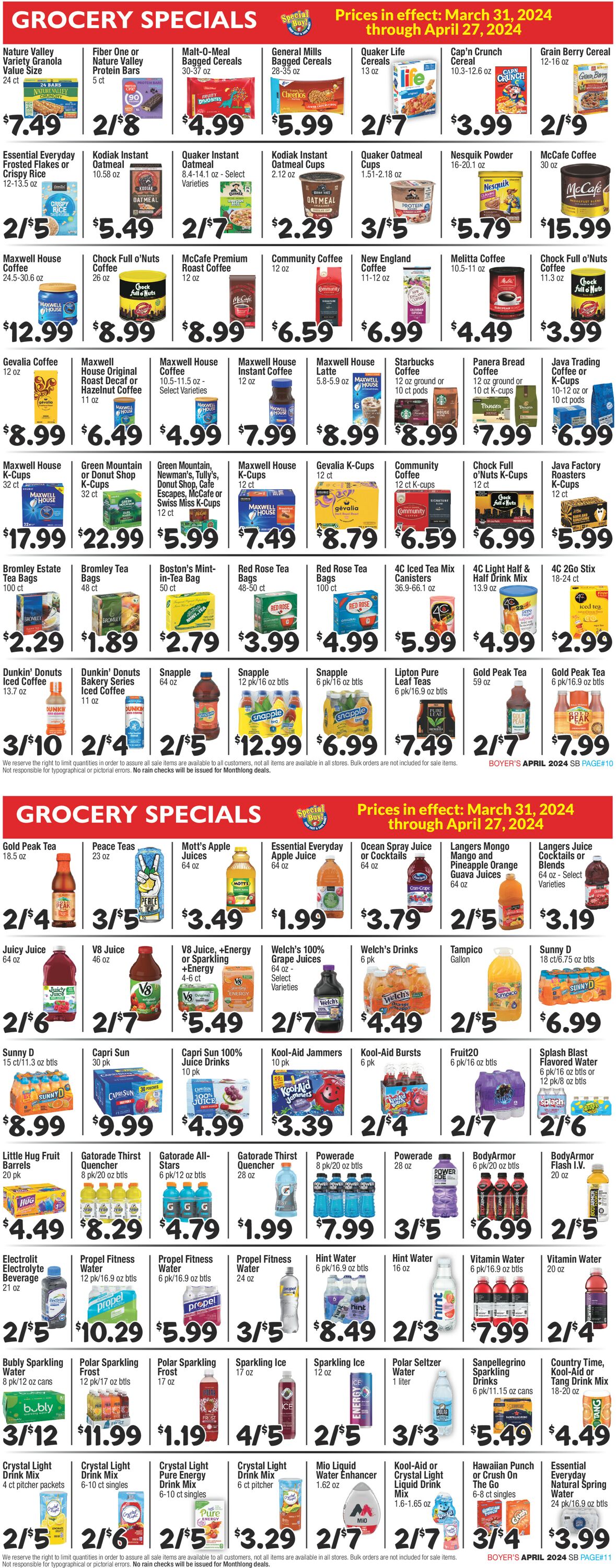 Boyer's Food Markets Weekly Ad Circular - valid 03/31-04/27/2024 (Page 6)