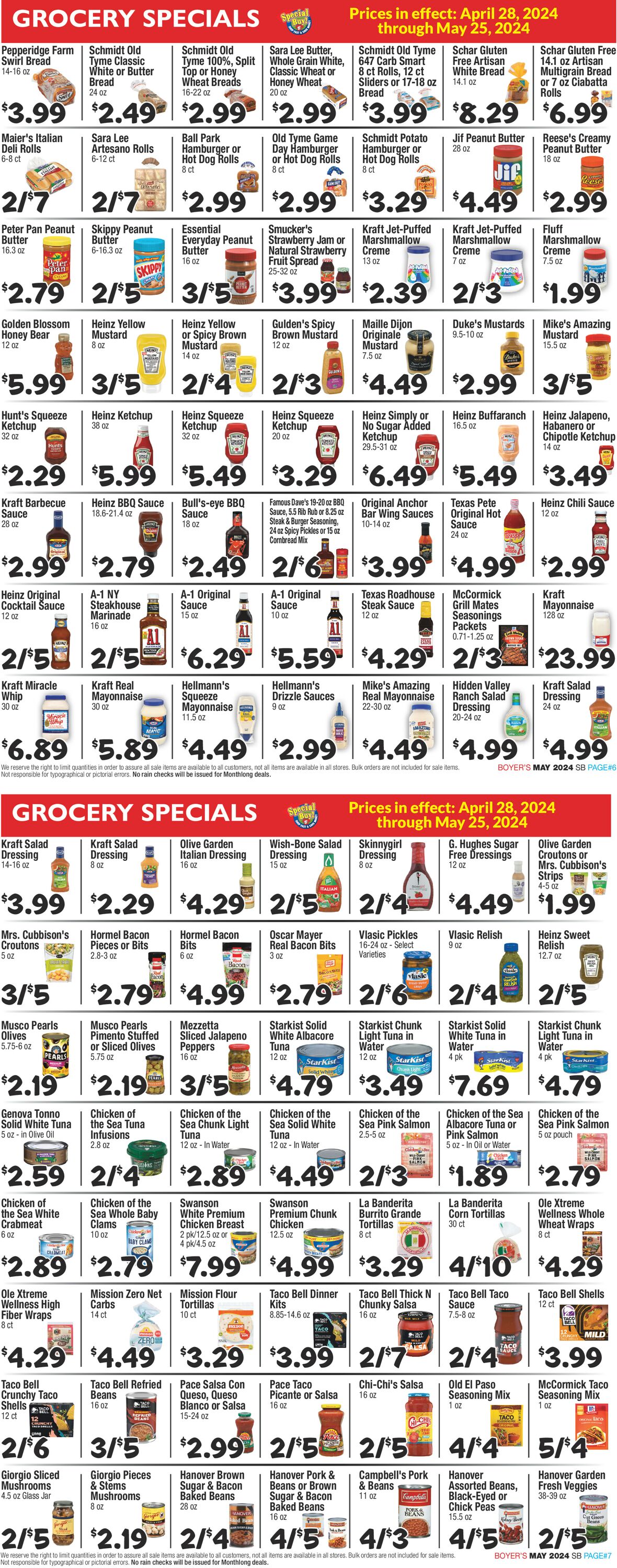Boyer's Food Markets Weekly Ad Circular - valid 04/28-05/25/2024 (Page 4)