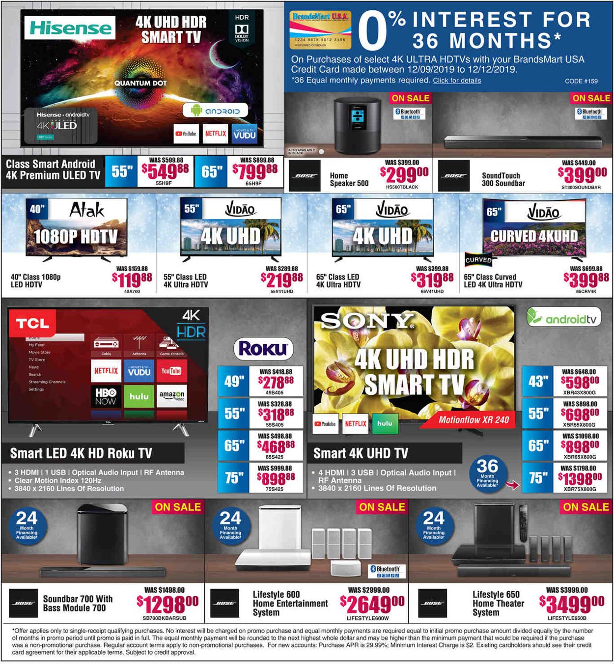 Brandsmart USA - Holiday Sale Ad 2019 Weekly Ad Circular - valid 12/09-12/12/2019 (Page 3)