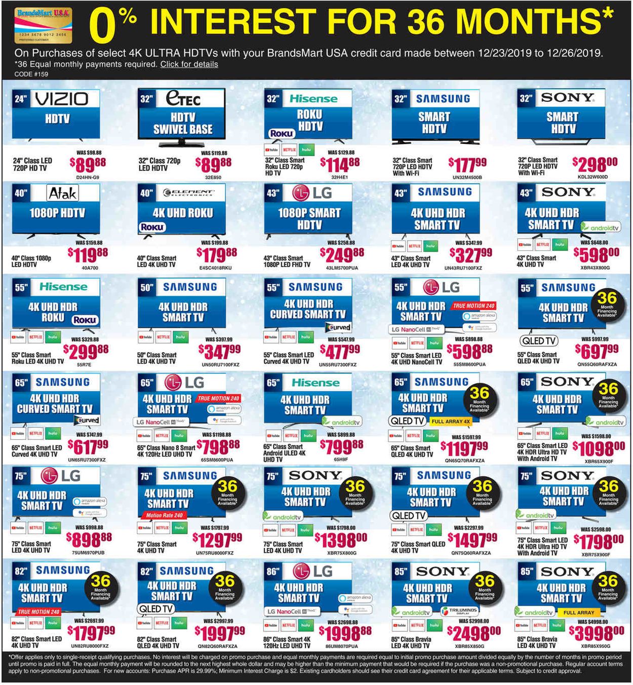 Brandsmart USA - After Christmas Clearance 2019 Weekly Ad Circular - valid 12/23-12/26/2019 (Page 7)
