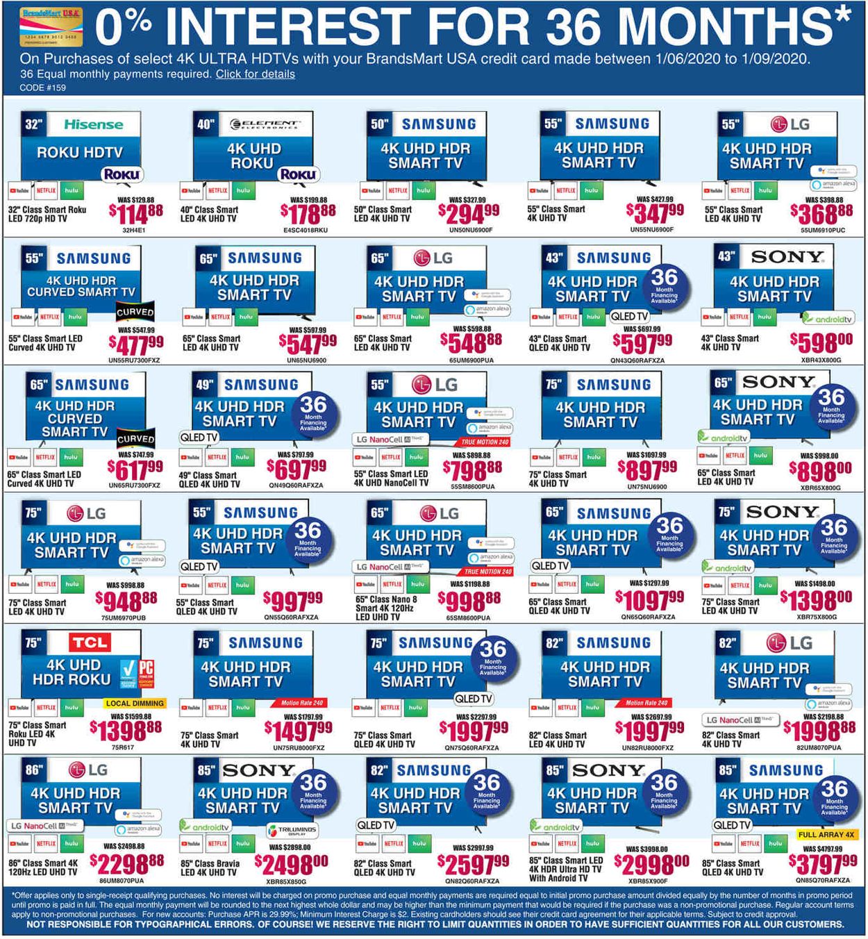 Brandsmart USA Weekly Ad Circular - valid 01/06-01/09/2020 (Page 2)