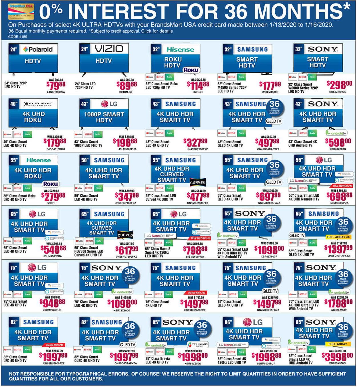Brandsmart USA Weekly Ad Circular - valid 01/13-01/16/2020 (Page 2)