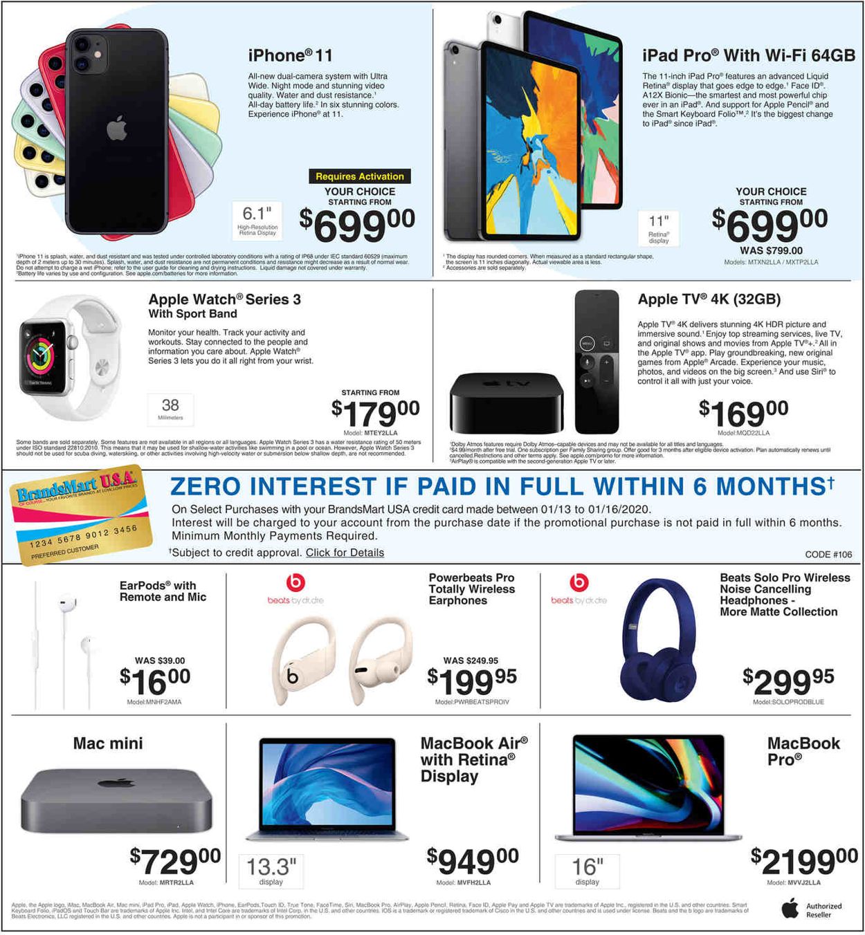 Brandsmart USA Weekly Ad Circular - valid 01/13-01/16/2020 (Page 13)