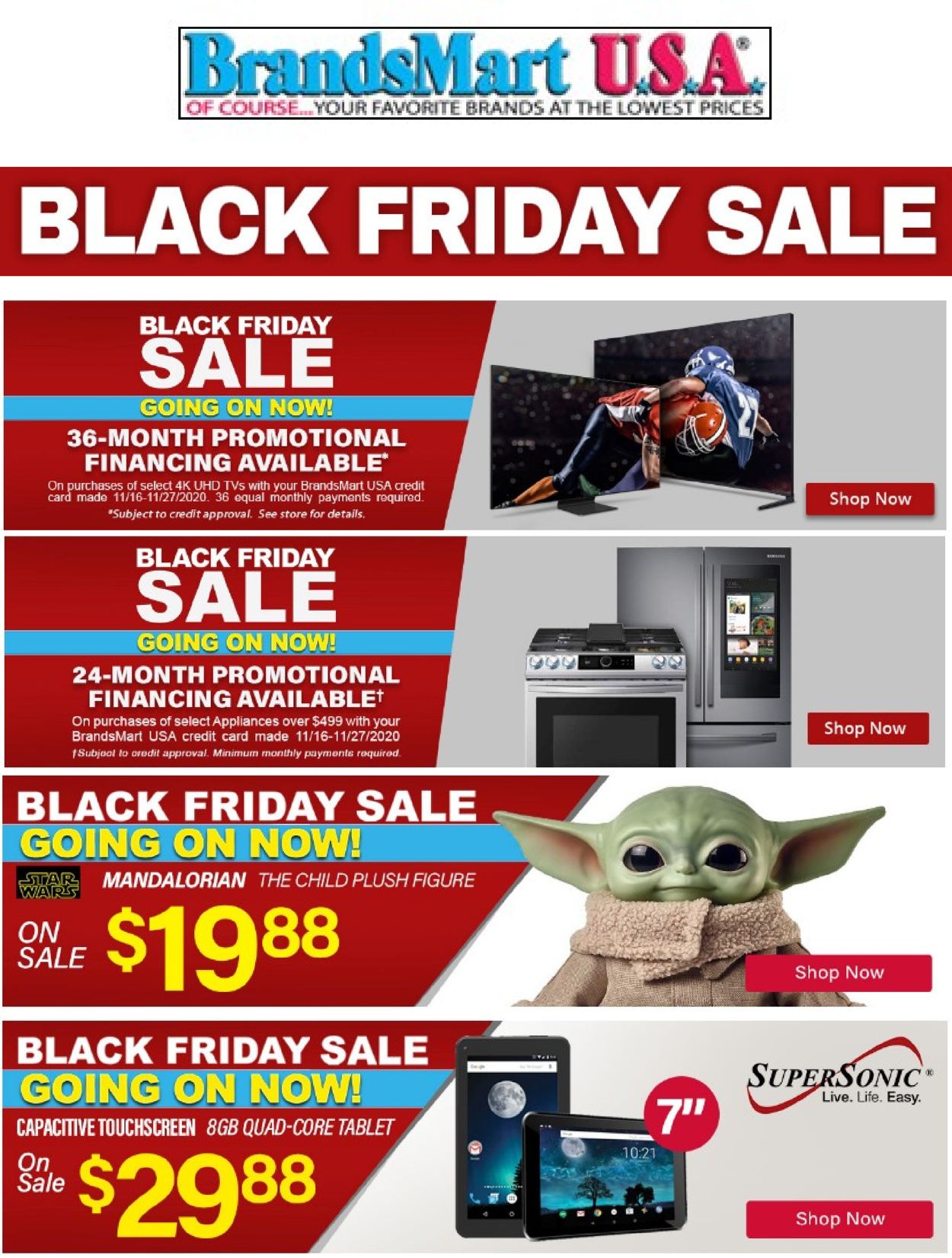 Brandsmart USA - Black Friday 2020 Weekly Ad Circular - valid 11/19-11/25/2020