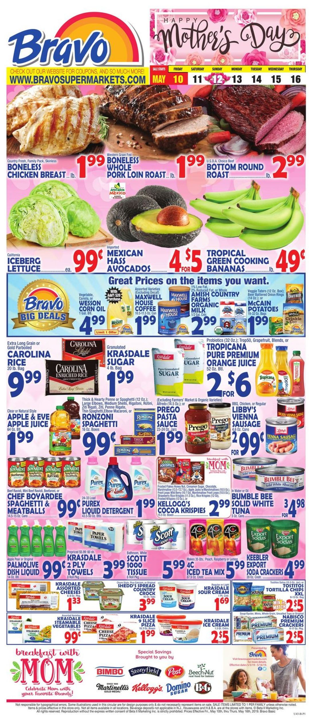 Bravo Supermarkets Weekly Ad Circular - valid 05/10-05/16/2019
