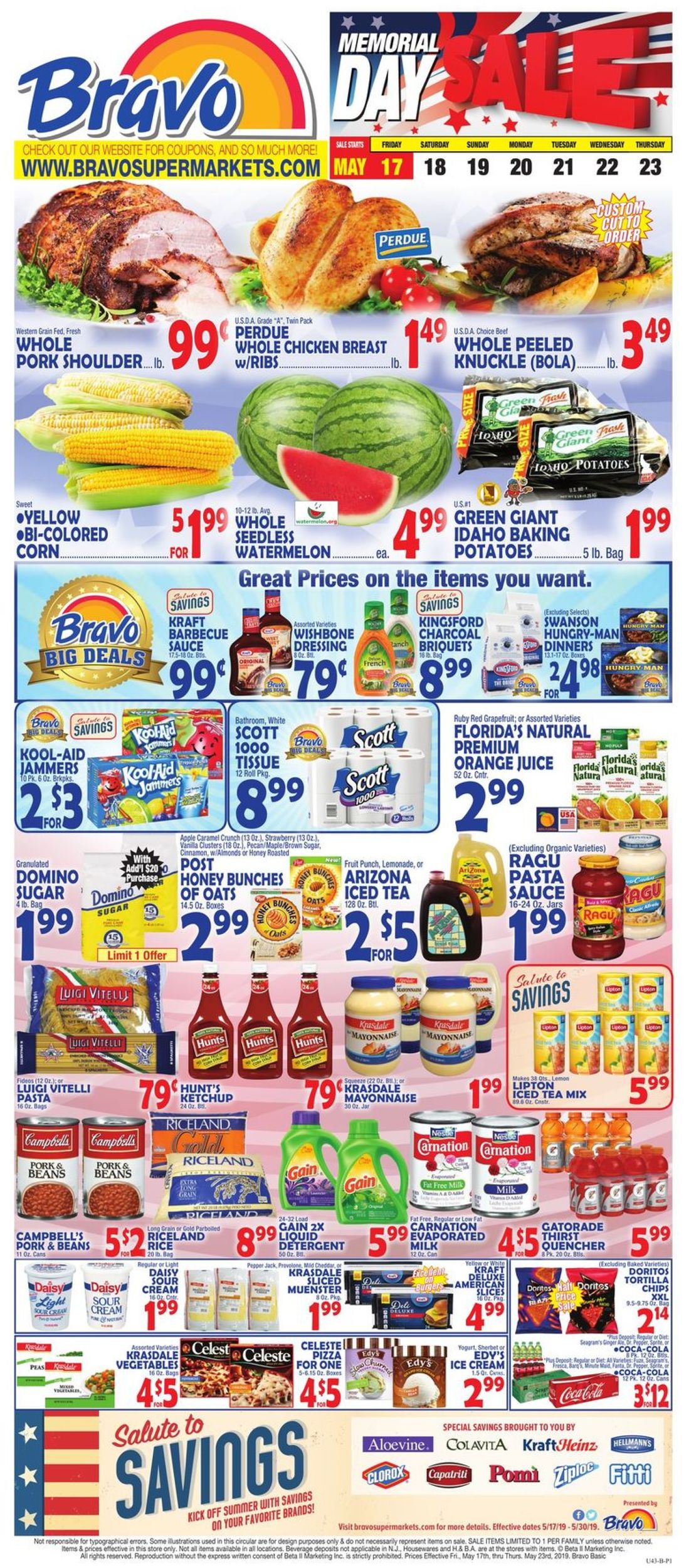 Bravo Supermarkets Weekly Ad Circular - valid 05/17-05/23/2019