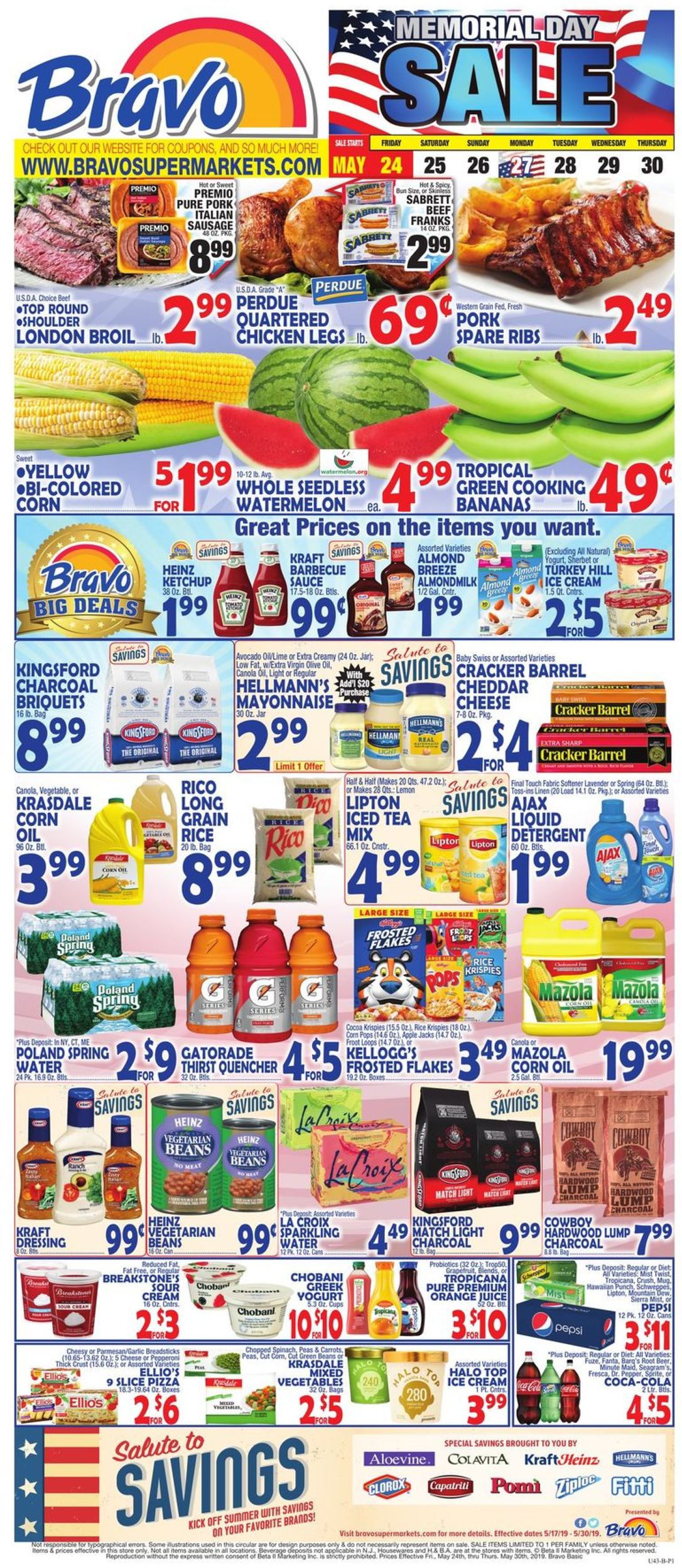Bravo Supermarkets Weekly Ad Circular - valid 05/24-05/30/2019