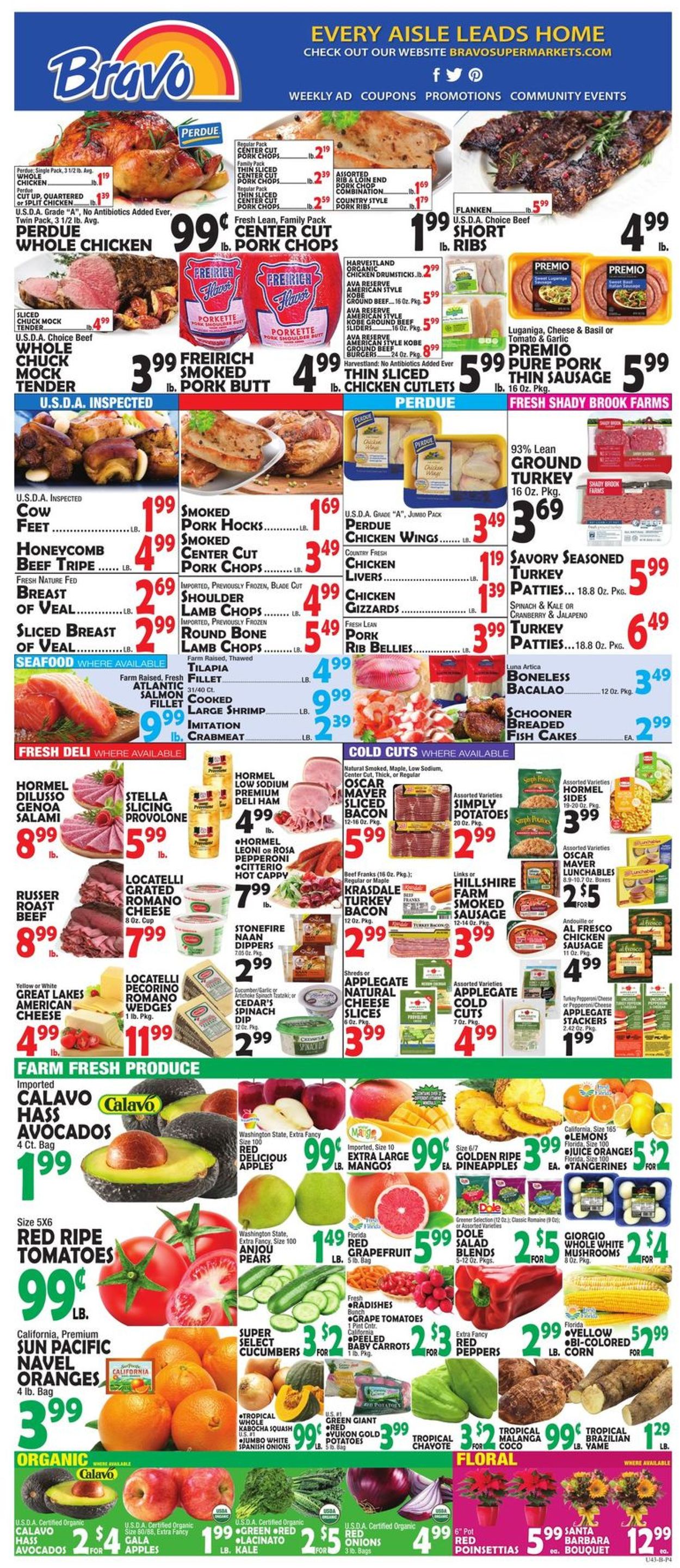 Bravo Supermarkets - Thanksgiving Ad 2019 Weekly Ad Circular - valid 11/29-12/05/2019 (Page 4)