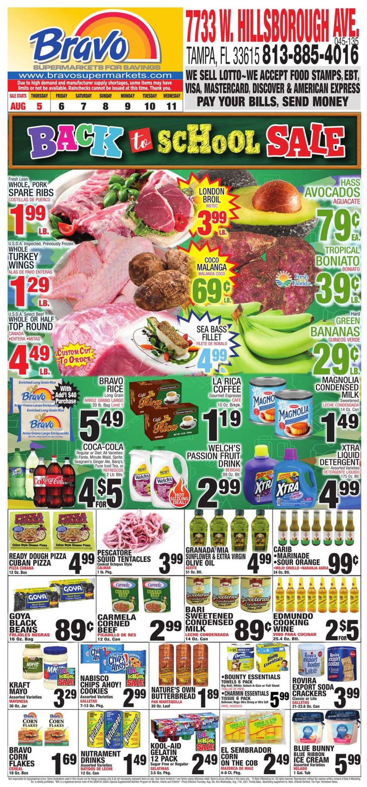 Bravo Supermarkets Weekly Ad Circular - valid 08/05-08/11/2021