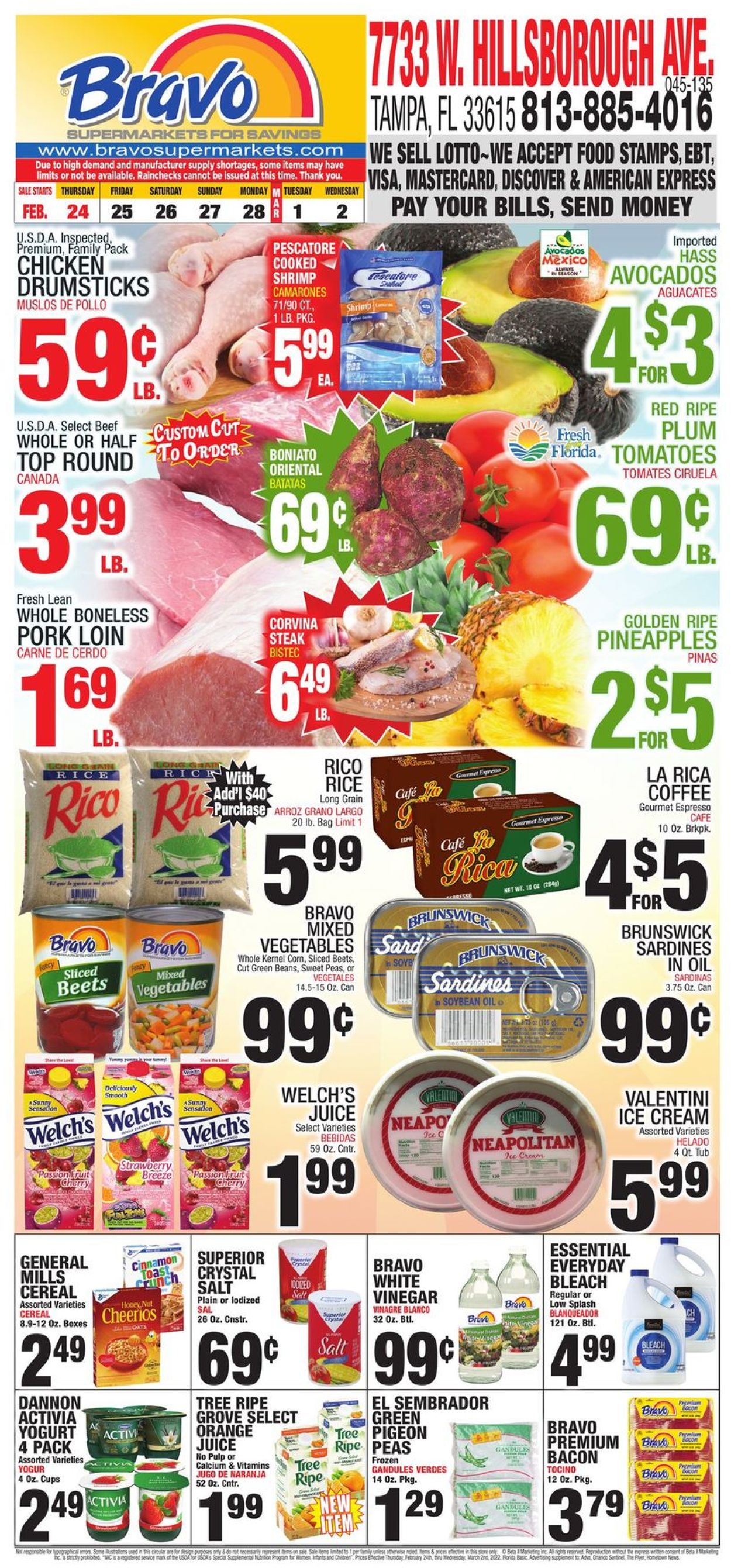 Bravo Supermarkets Weekly Ad Circular - valid 02/24-03/02/2022