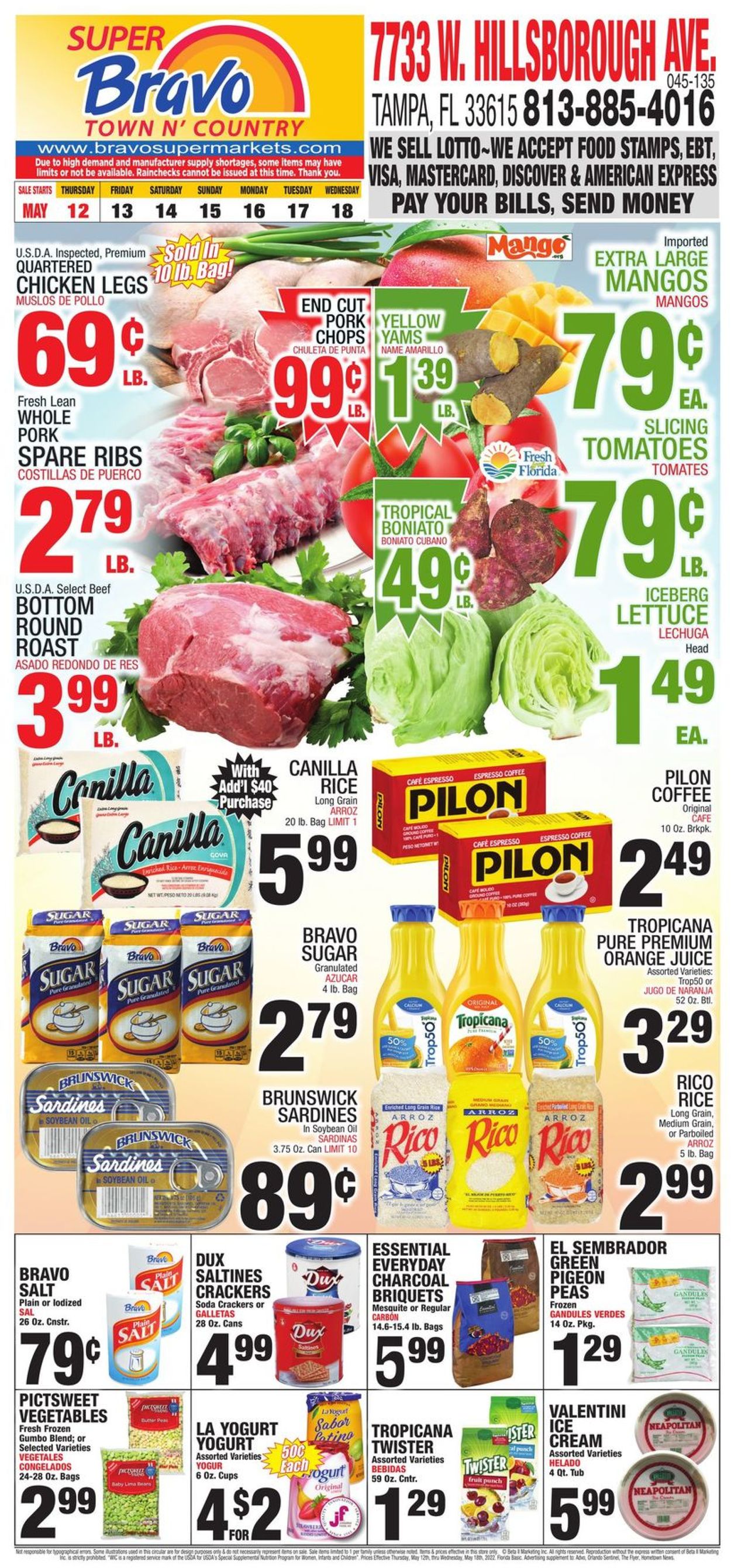 Bravo Supermarkets Weekly Ad Circular - valid 05/12-05/18/2022