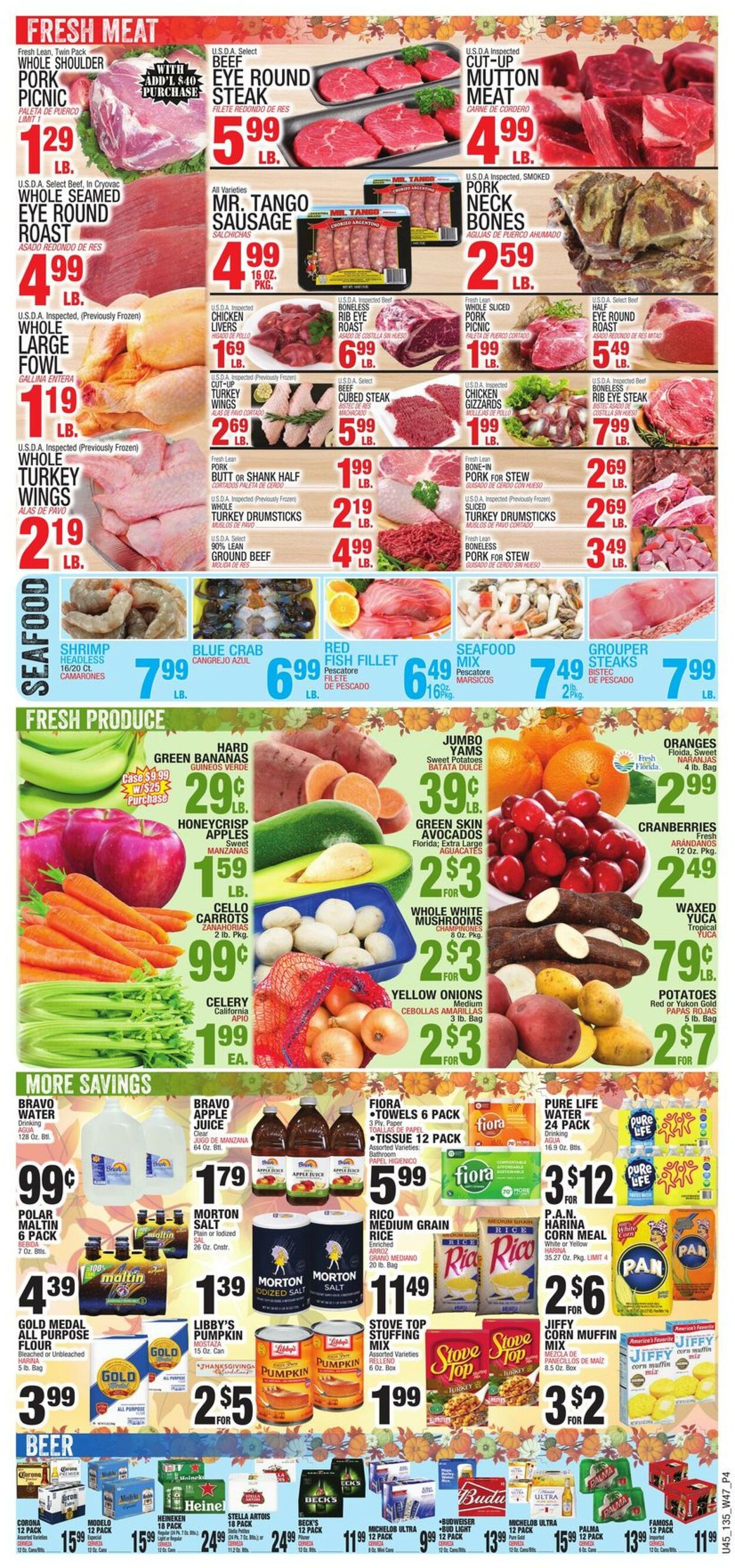 Bravo Supermarkets Weekly Ad Circular - valid 11/17-11/23/2022 (Page 4)