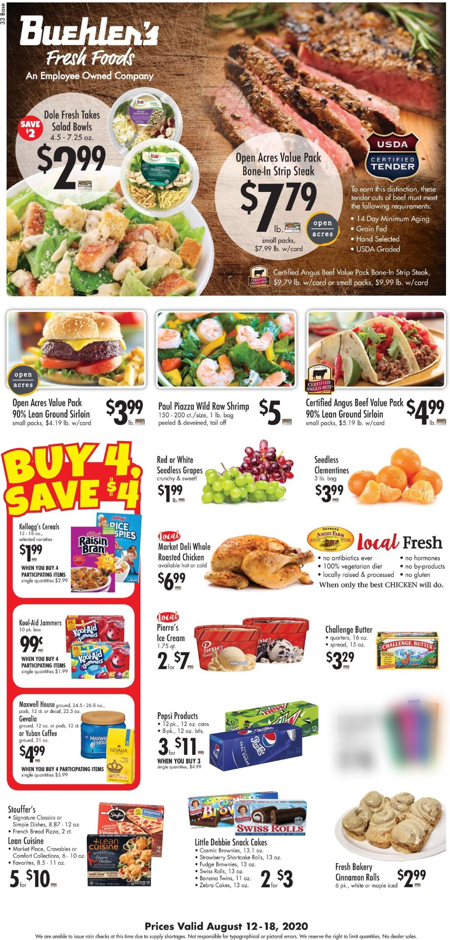 Buehler's Fresh Foods Ad Circular 08/12 08/18/2020