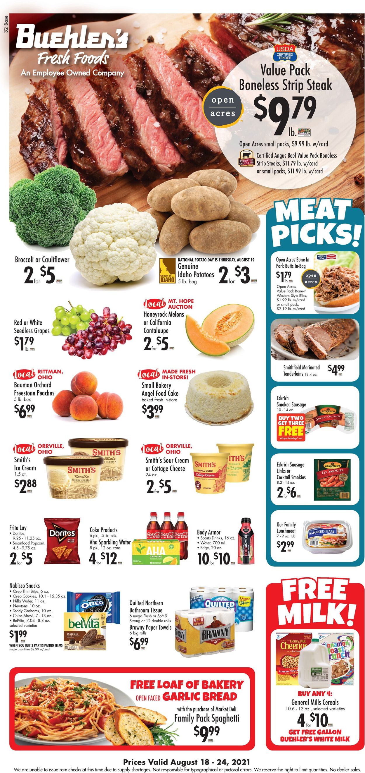 Buehler's Fresh Foods Weekly Ad Circular - valid 08/18-08/24/2021