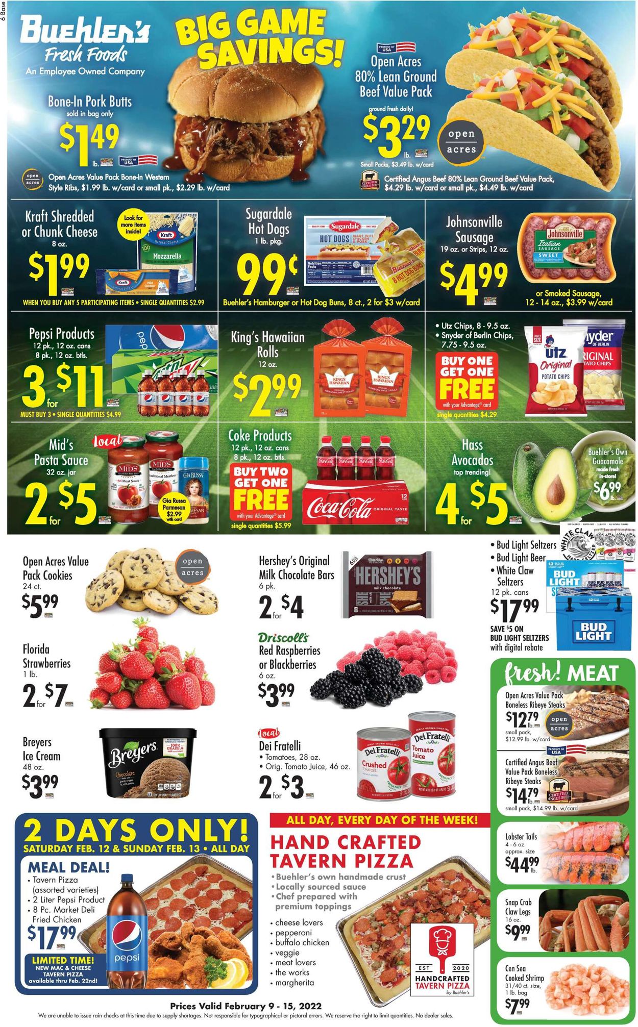Buehler's Fresh Foods Weekly Ad Circular - valid 02/09-02/15/2022
