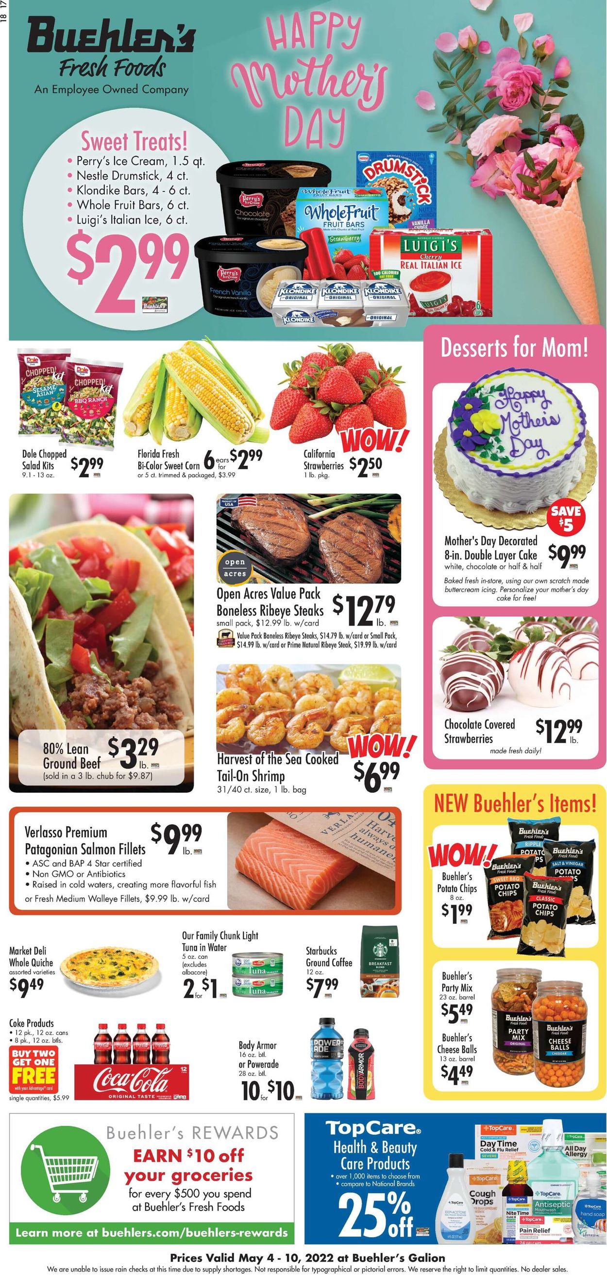 Buehler's Fresh Foods Weekly Ad Circular - valid 05/04-05/10/2022