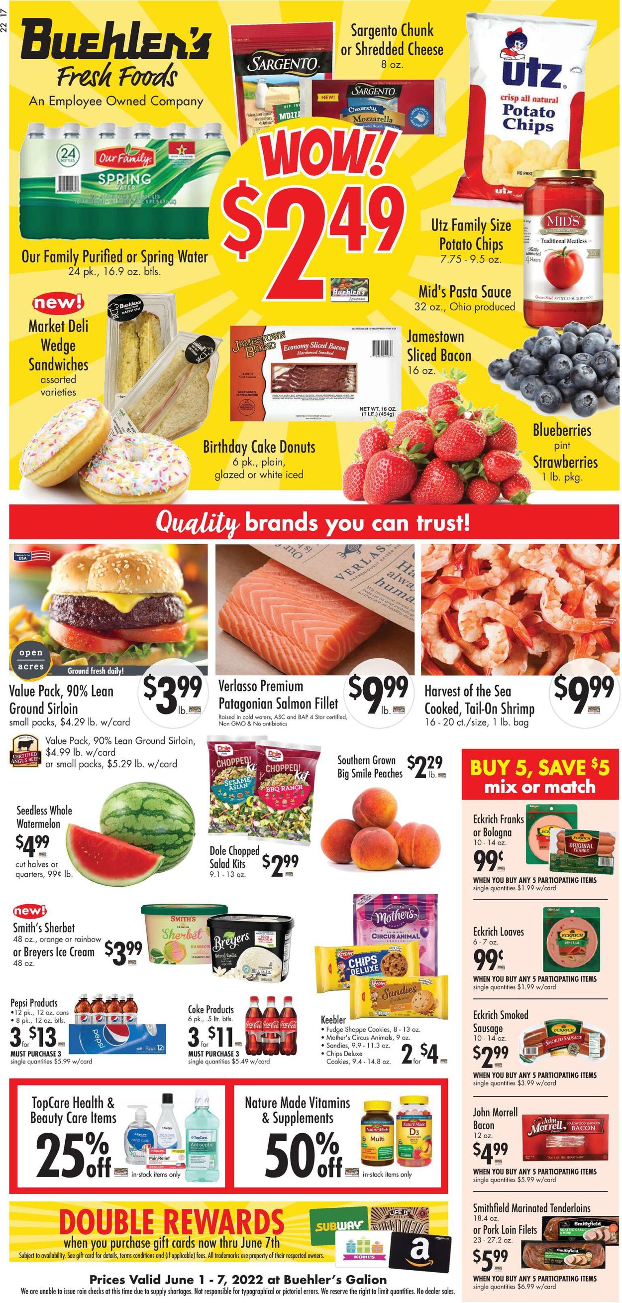 Buehler's Fresh Foods Weekly Ad Circular - valid 06/01-06/07/2022