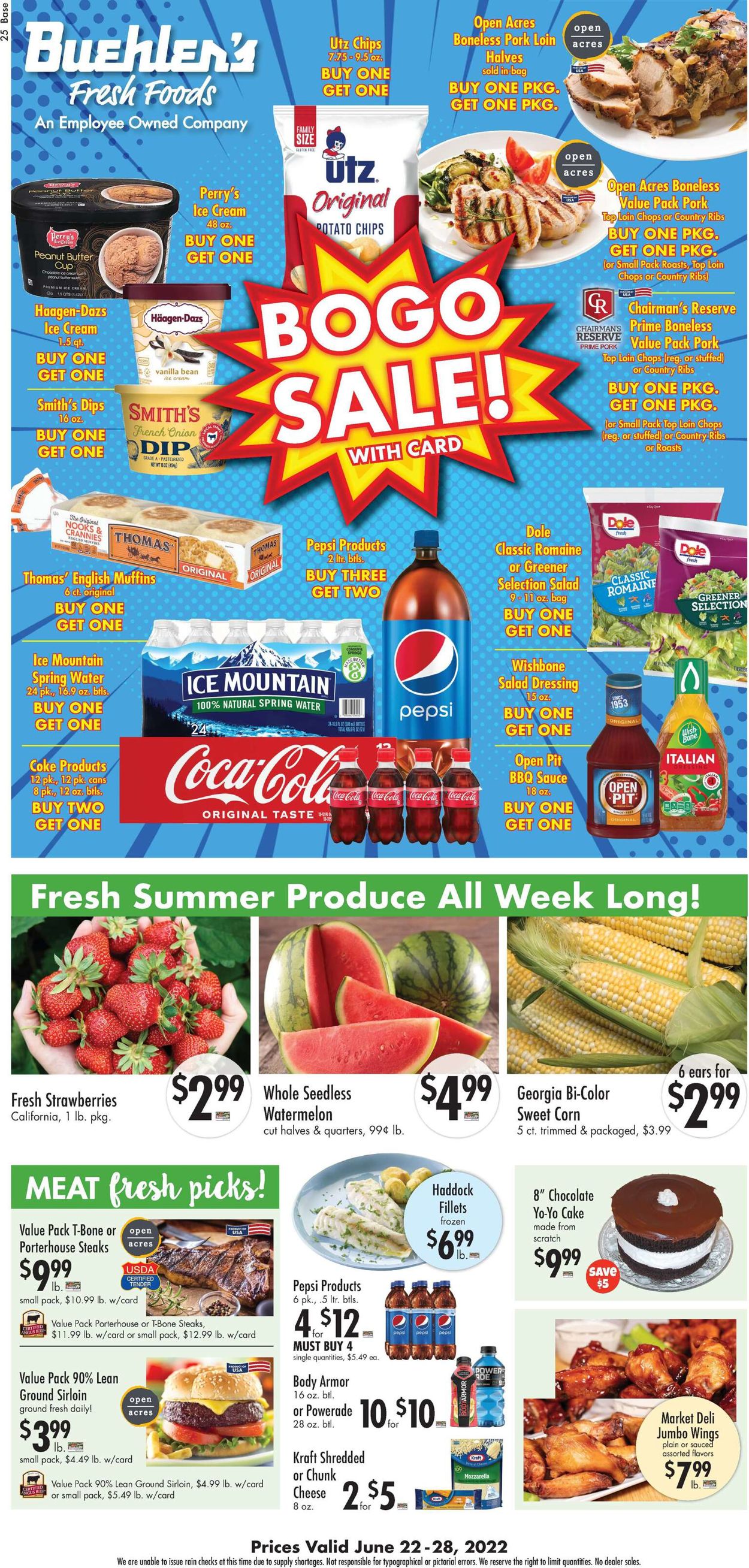 Buehler's Fresh Foods Weekly Ad Circular - valid 06/22-06/28/2022