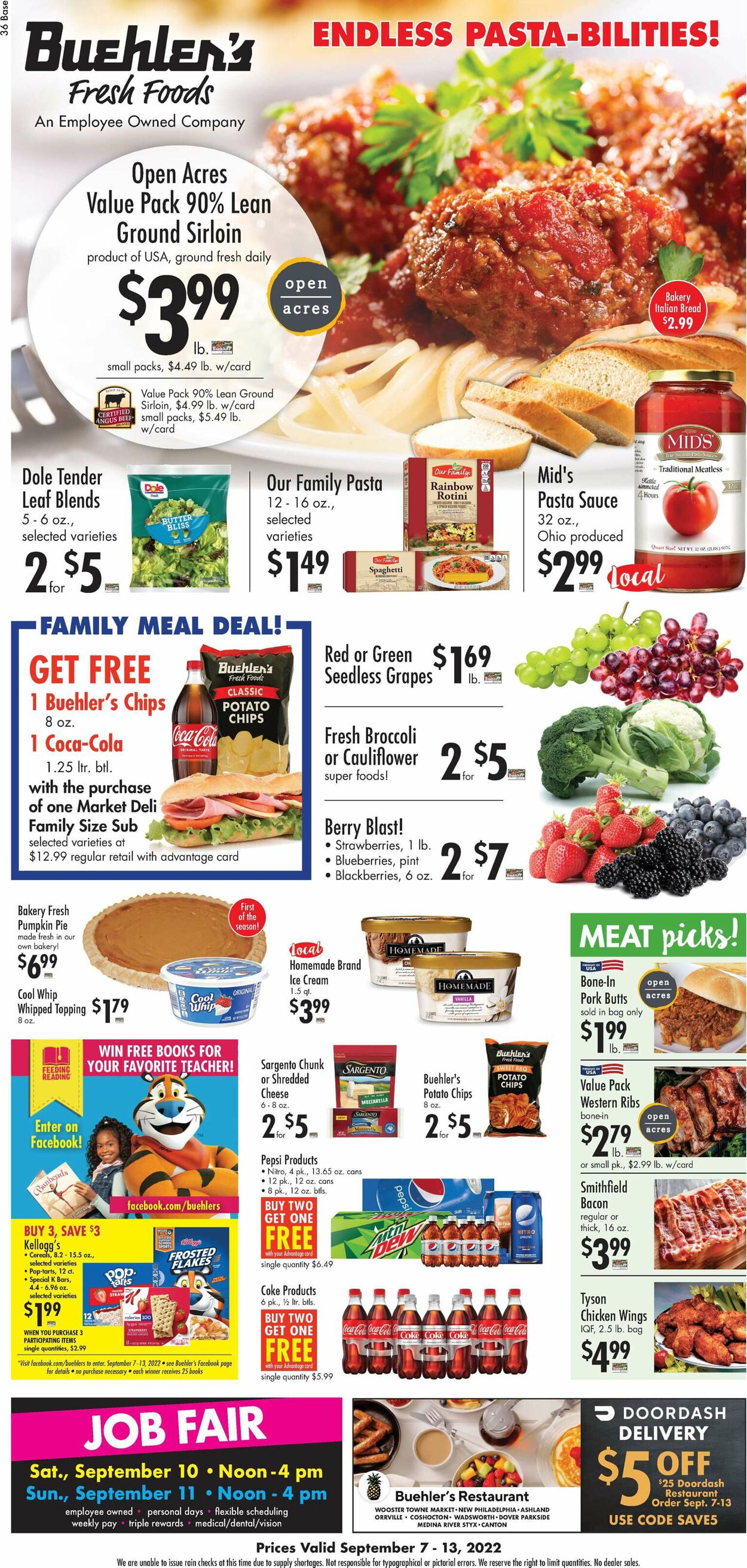 Buehler's Fresh Foods Weekly Ad Circular - valid 09/07-09/13/2022