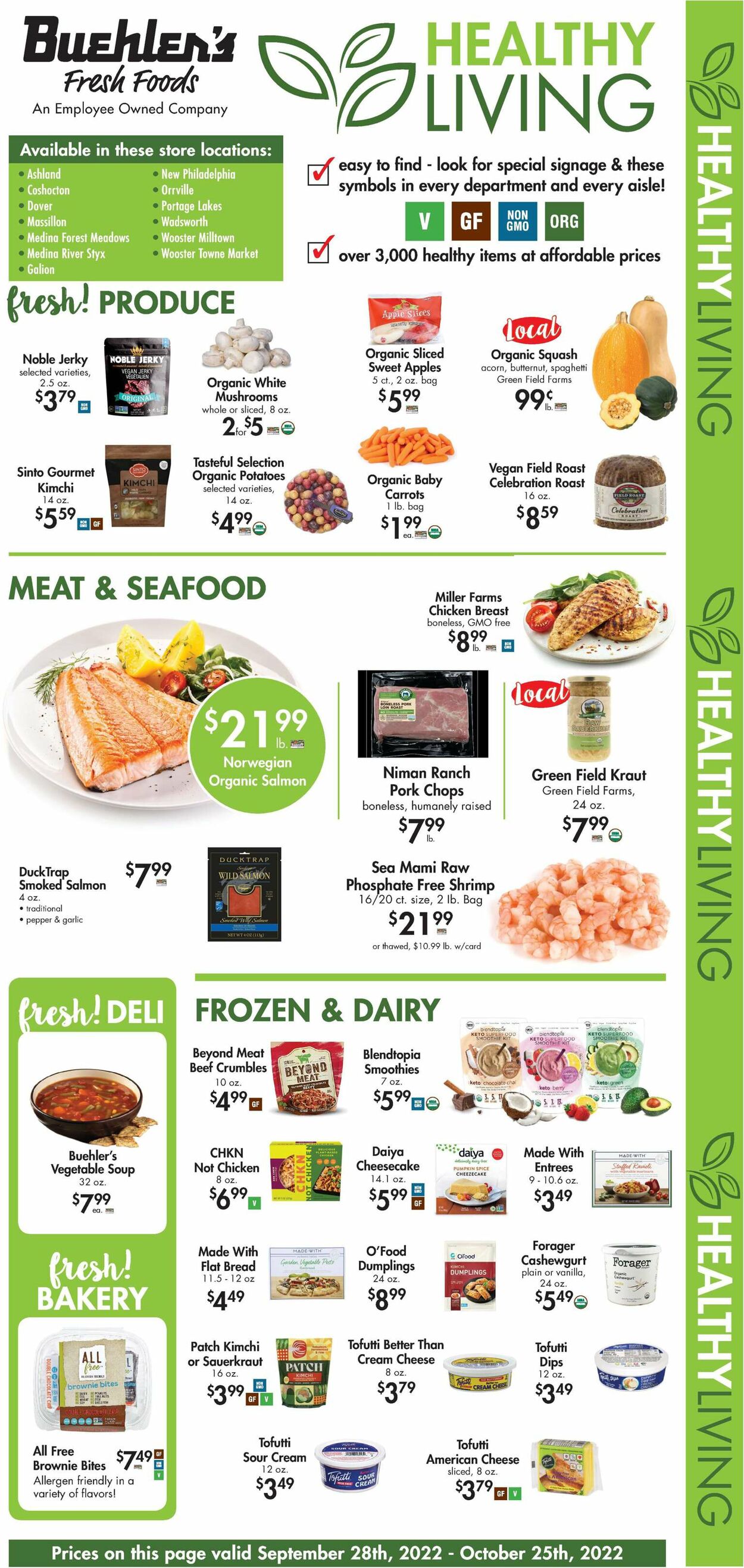 Buehler's Fresh Foods Weekly Ad Circular - valid 09/28-10/25/2022