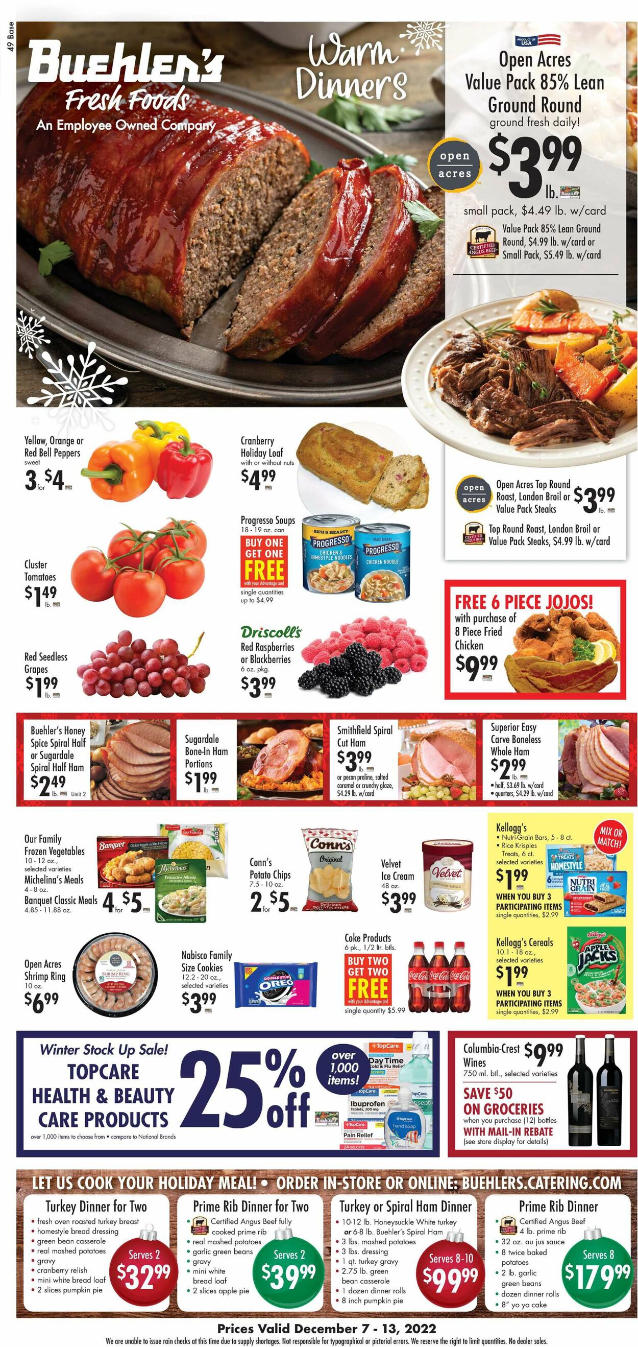 Buehler's Fresh Foods Weekly Ad Circular - valid 12/07-12/13/2022