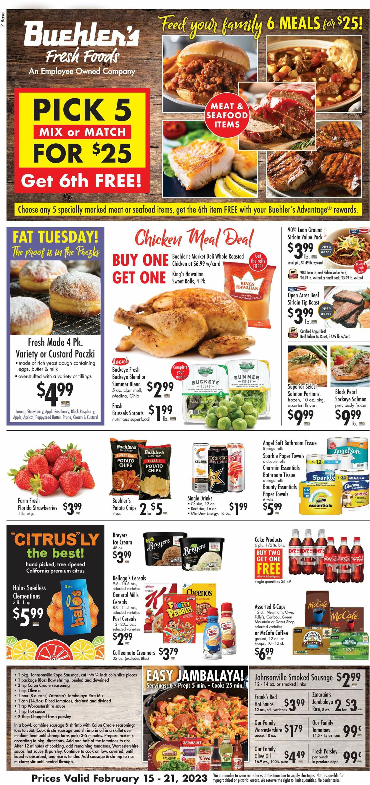 Buehler's Fresh Foods Weekly Ad Circular - valid 02/15-02/21/2023