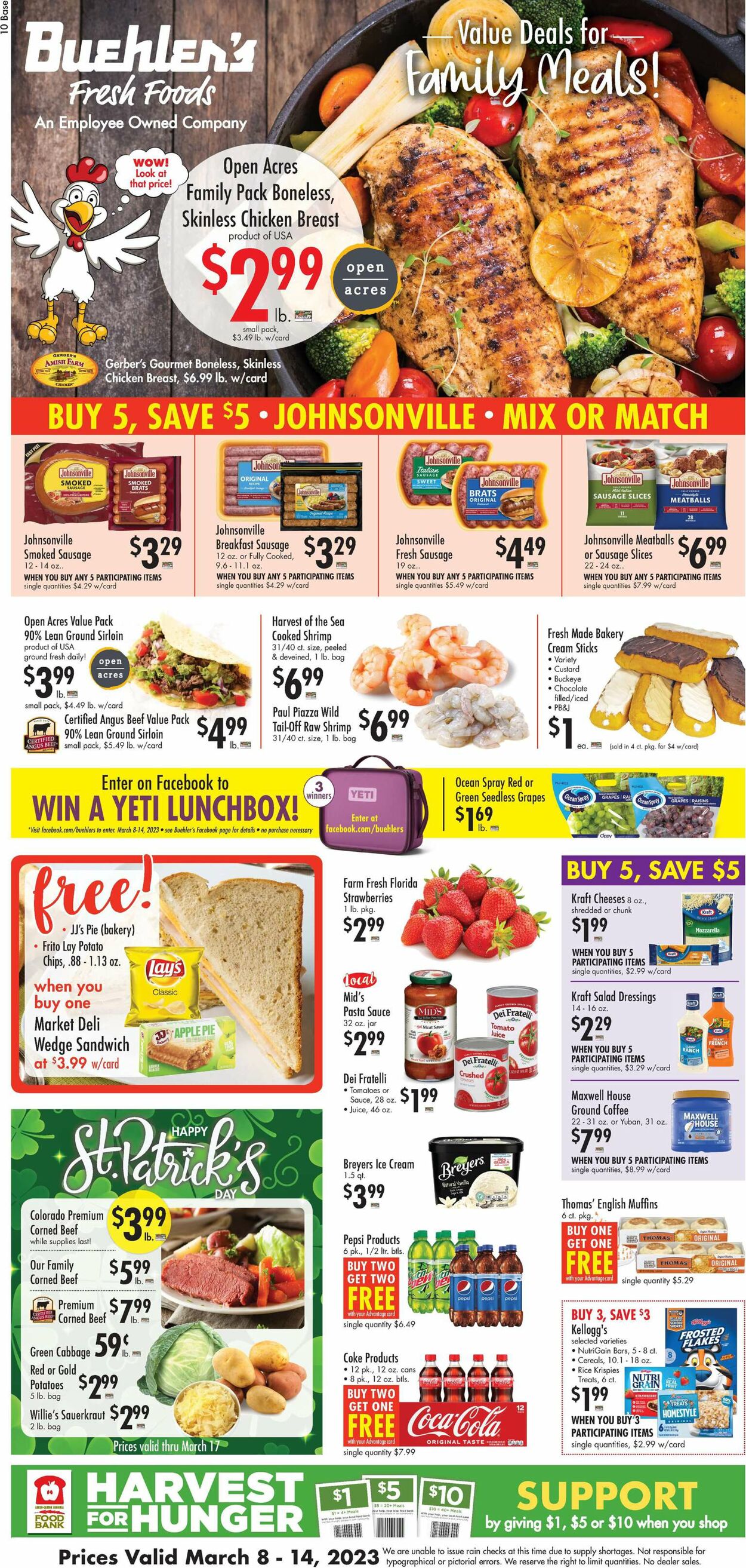 Buehler's Fresh Foods Weekly Ad Circular - valid 03/08-03/14/2023