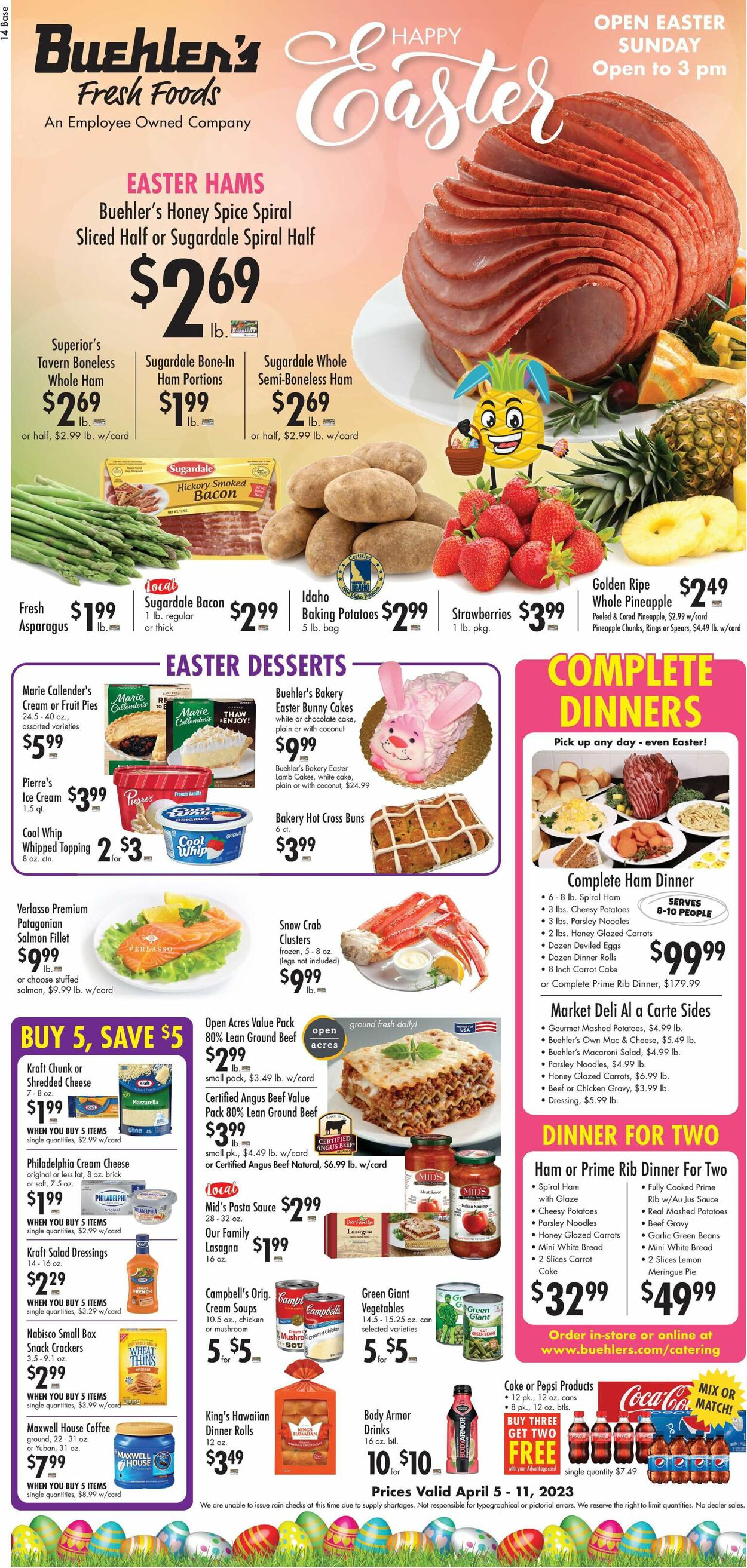 Buehler's Fresh Foods Weekly Ad Circular - valid 04/05-04/11/2023