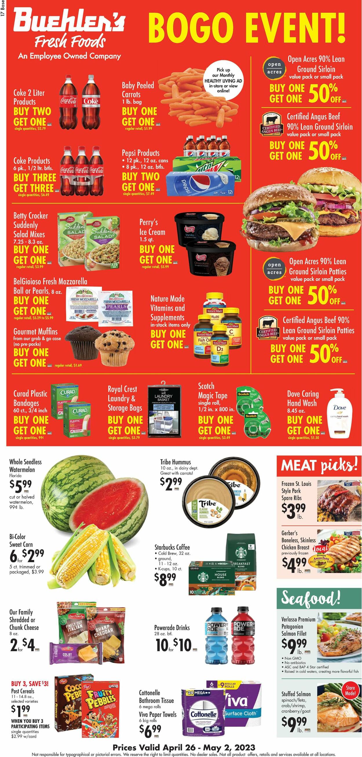 Buehler's Fresh Foods Weekly Ad Circular - valid 04/26-05/02/2023