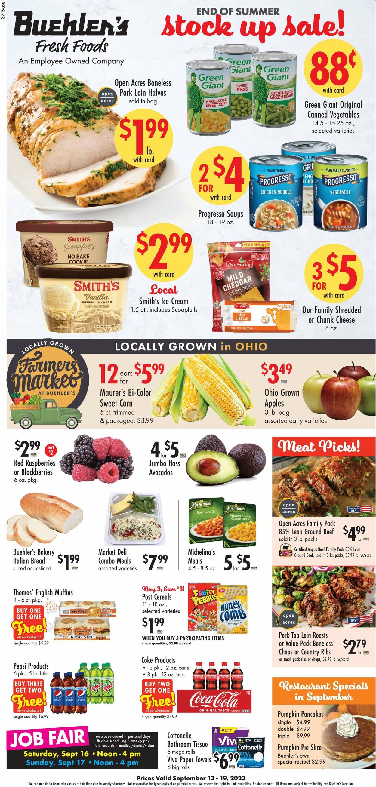 Buehler's Fresh Foods Weekly Ad Circular - valid 09/13-09/19/2023