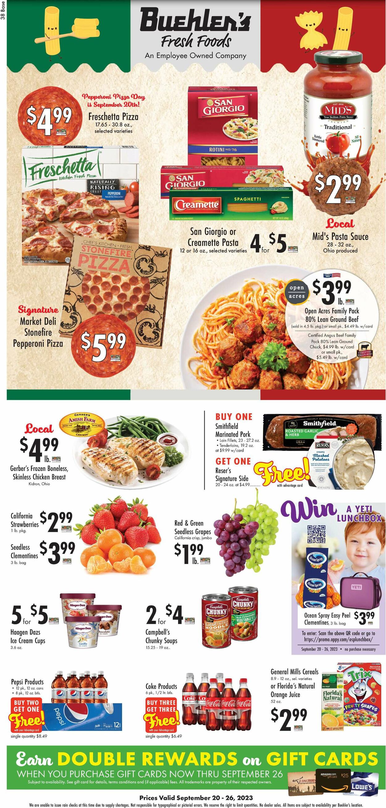 Buehler's Fresh Foods Weekly Ad Circular - valid 09/20-09/26/2023