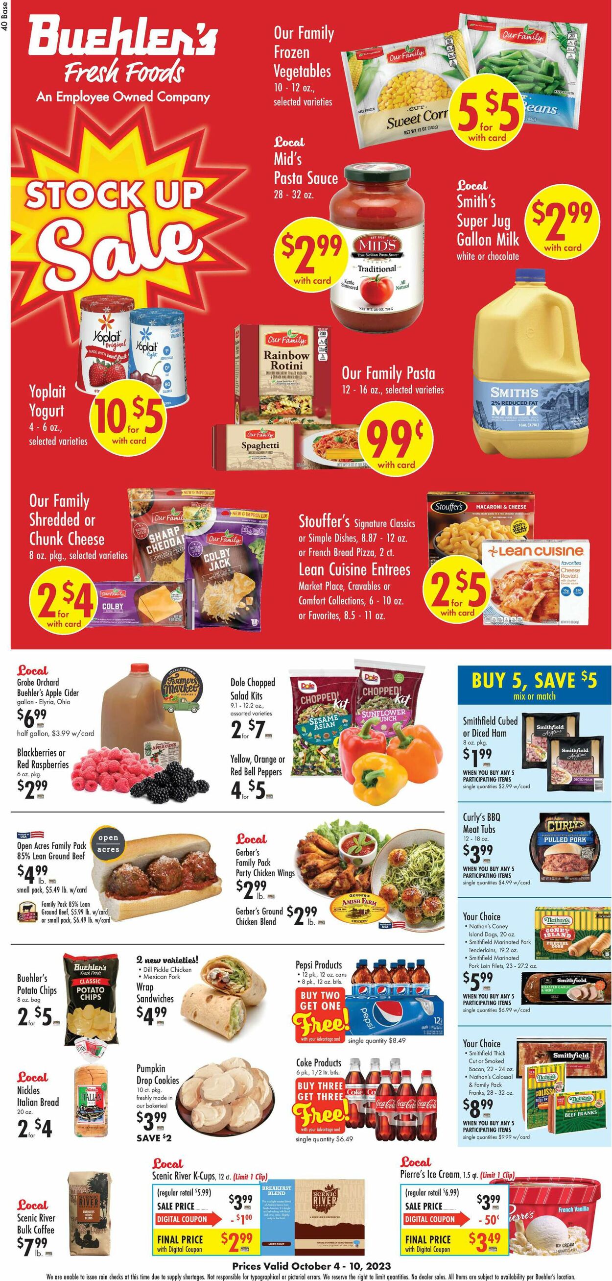 Buehler's Fresh Foods Weekly Ad Circular - valid 10/04-10/10/2023