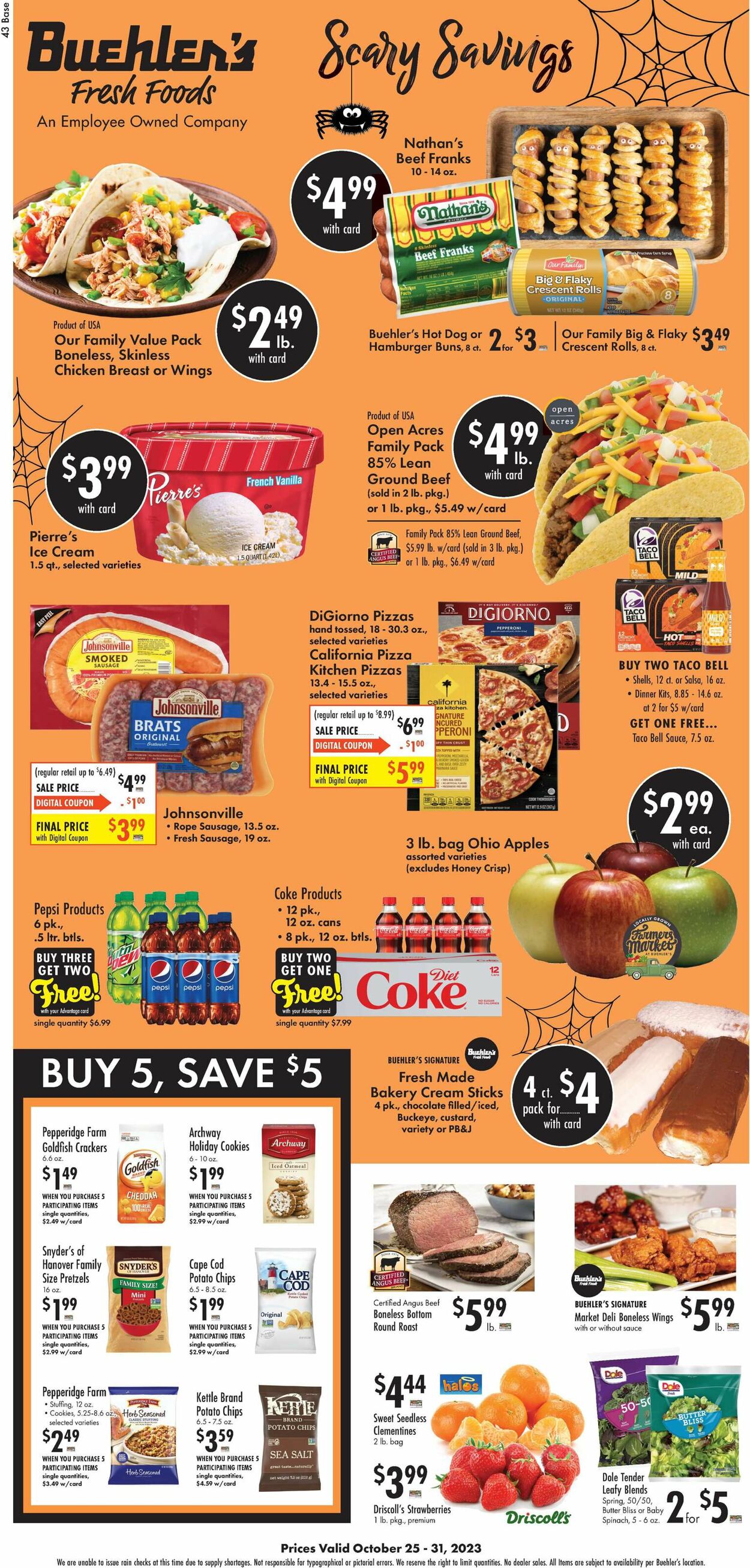 Buehler's Fresh Foods Weekly Ad Circular - valid 10/25-10/31/2023 (Page 3)