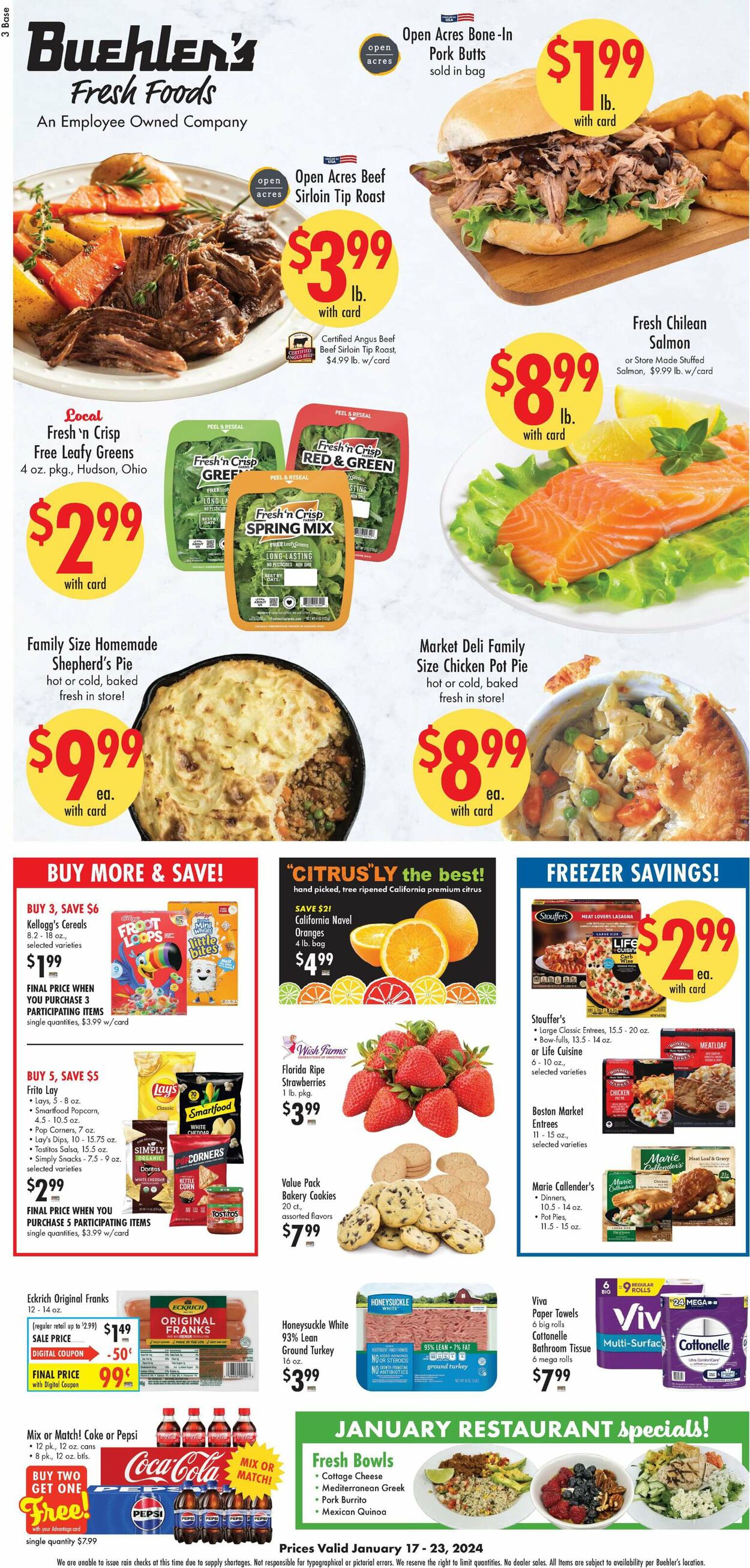 Buehler's Fresh Foods Weekly Ad Circular - valid 01/17-01/23/2024 (Page 3)