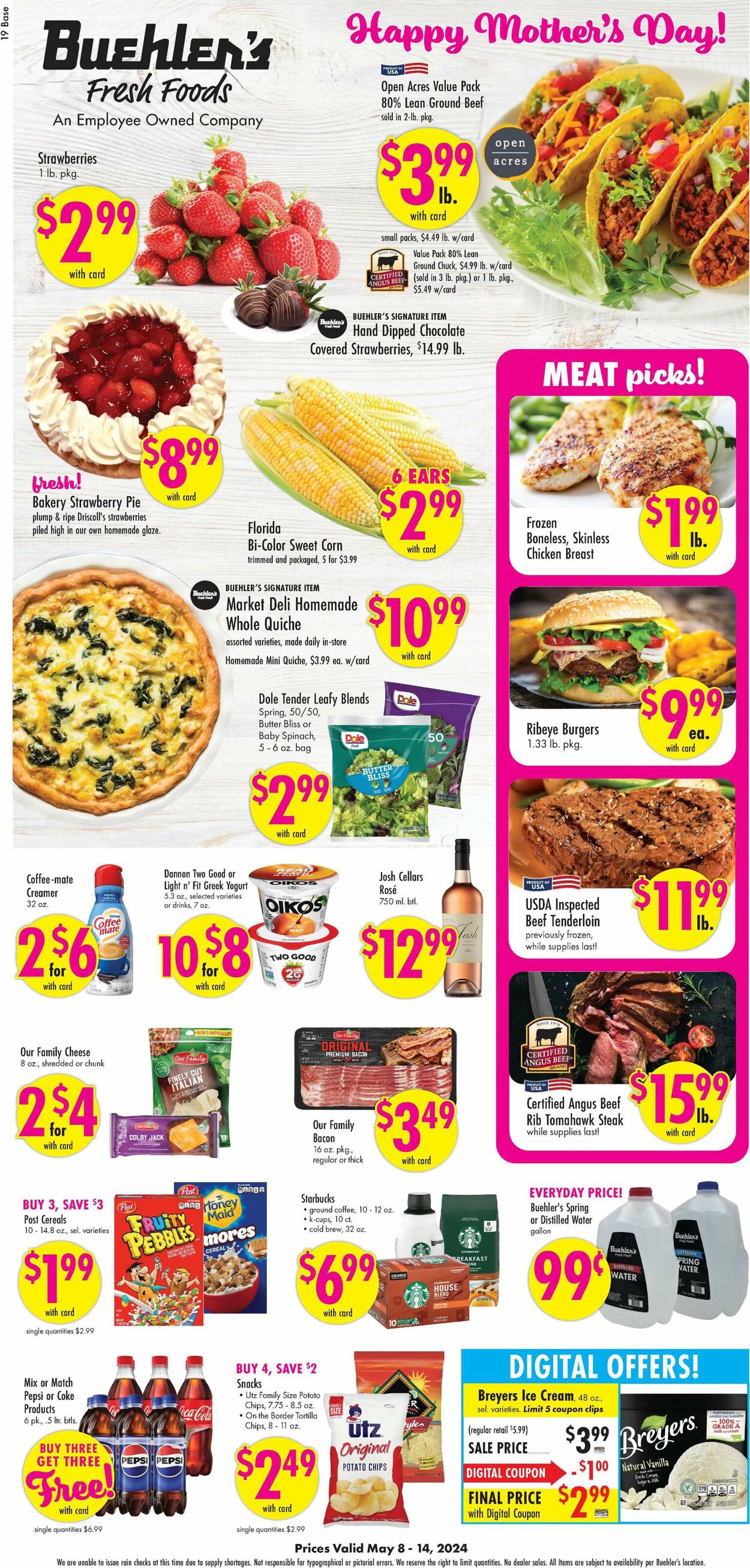 Buehler's Fresh Foods Weekly Ad Circular - valid 05/08-05/14/2024