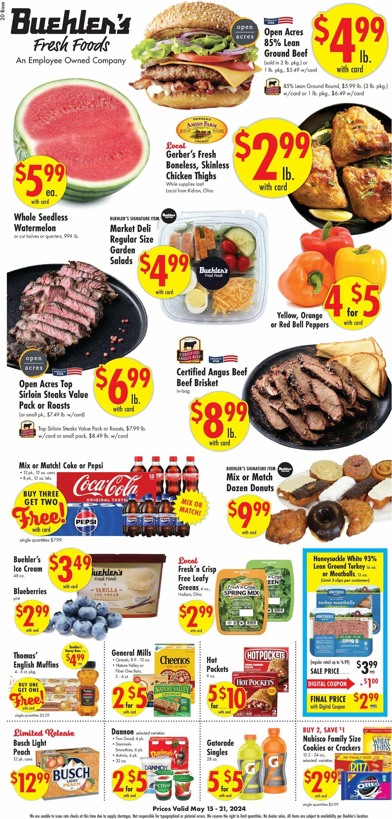 Buehler's Fresh Foods Weekly Ad Circular - valid 05/15-05/21/2024